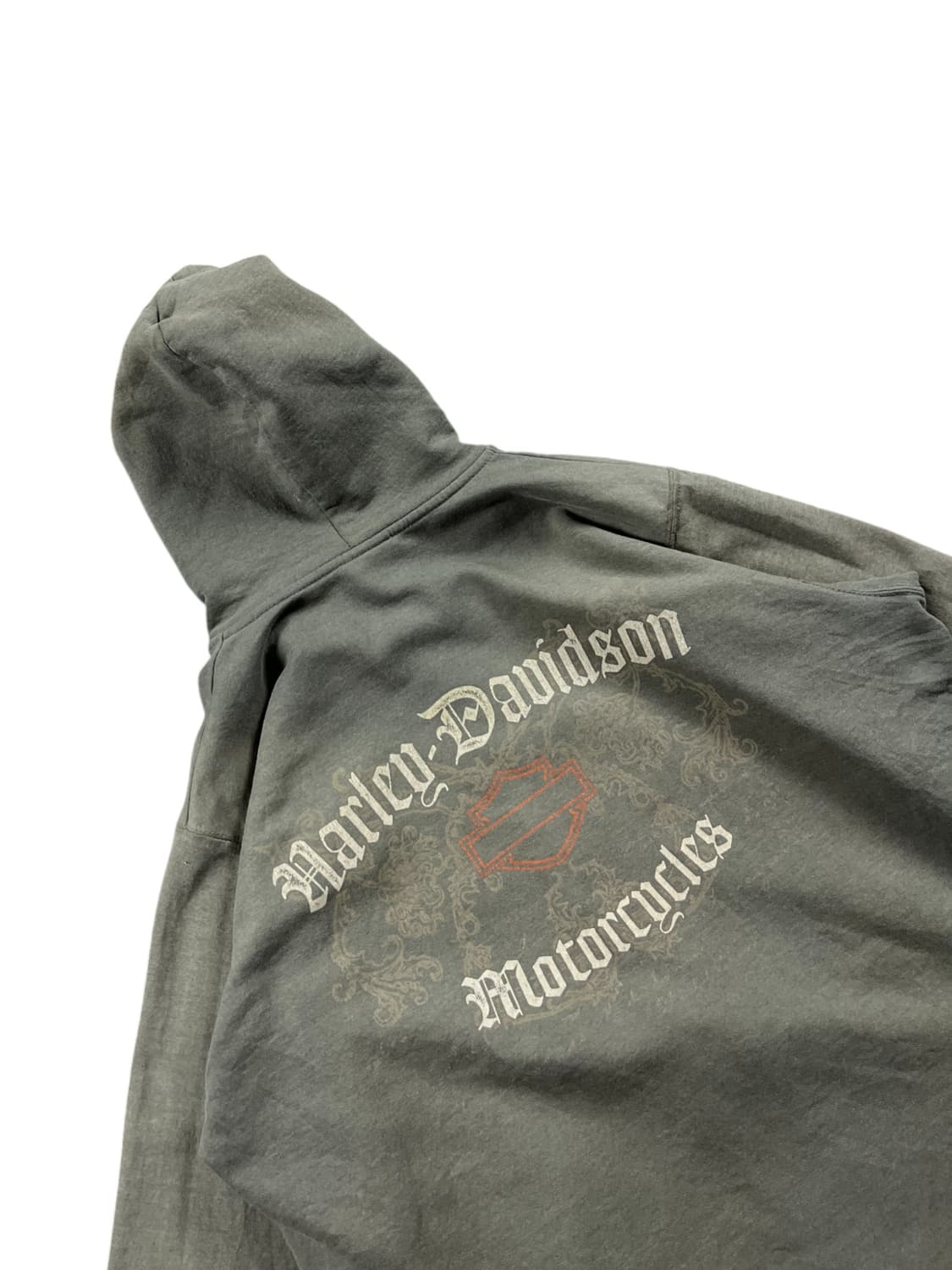 할리 데이비슨 카키 컬러 후드집업 상품이미지8