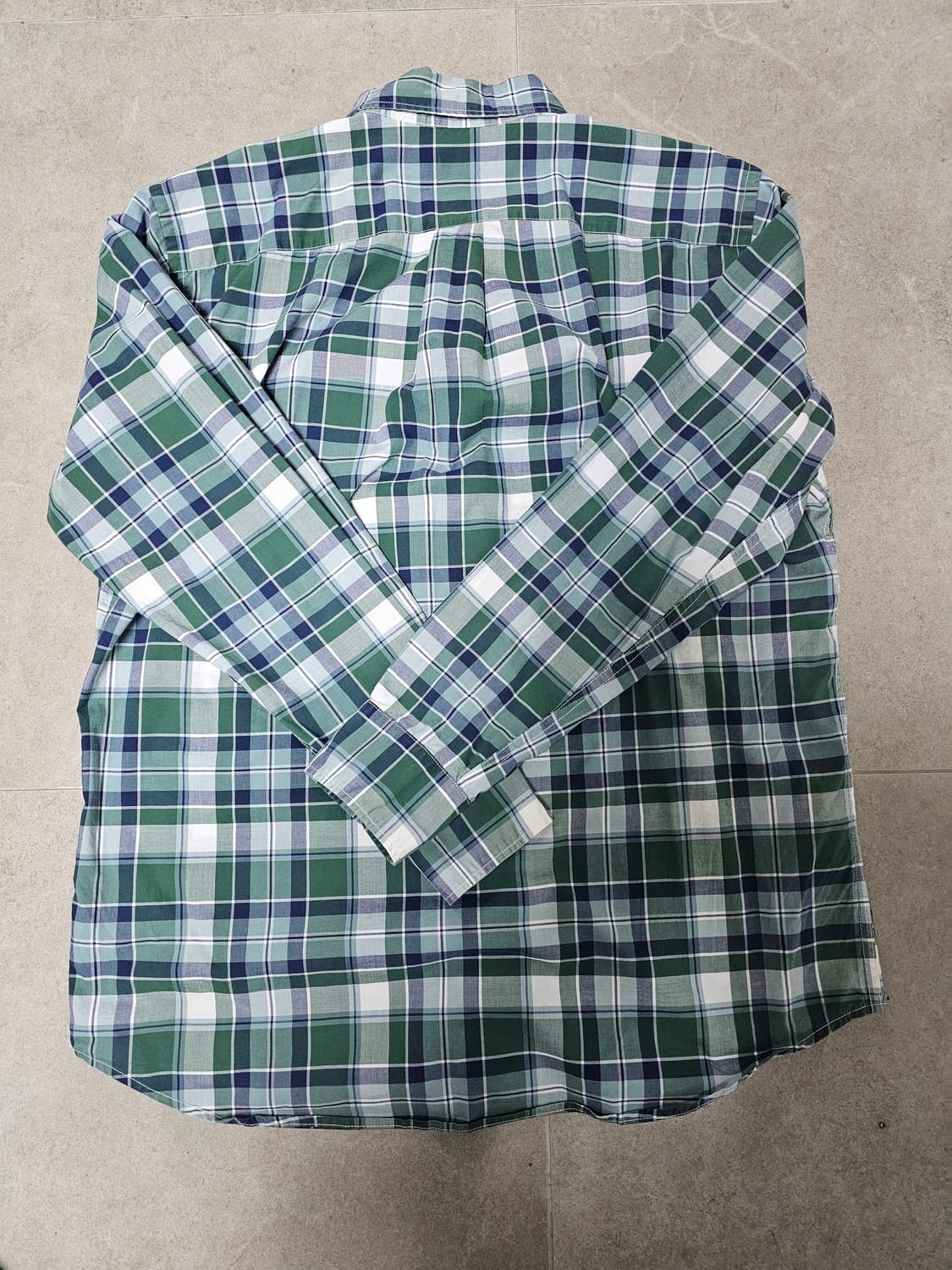 유니클로 체크 남방 L사이즈 상품이미지3