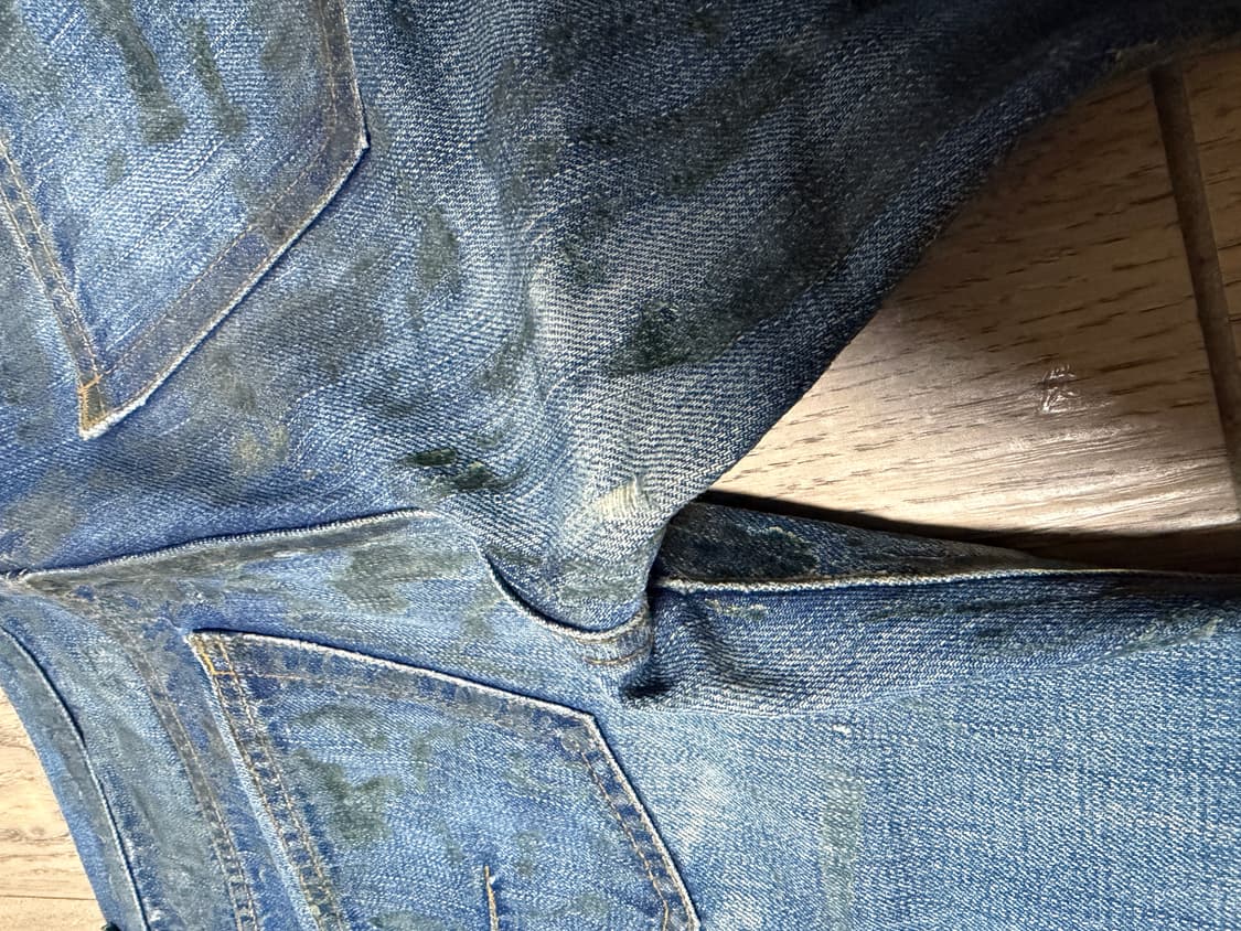 디올옴므 07 블루왁스 코팅진 28사이즈 (사용감 있음 3–4번사진) 상품이미지4