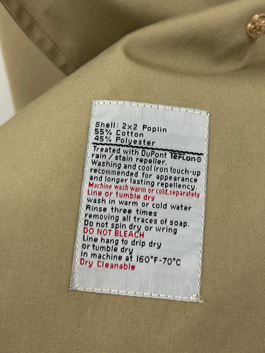 90s USA 브룩스브라더스 트렌치코트 상품이미지8