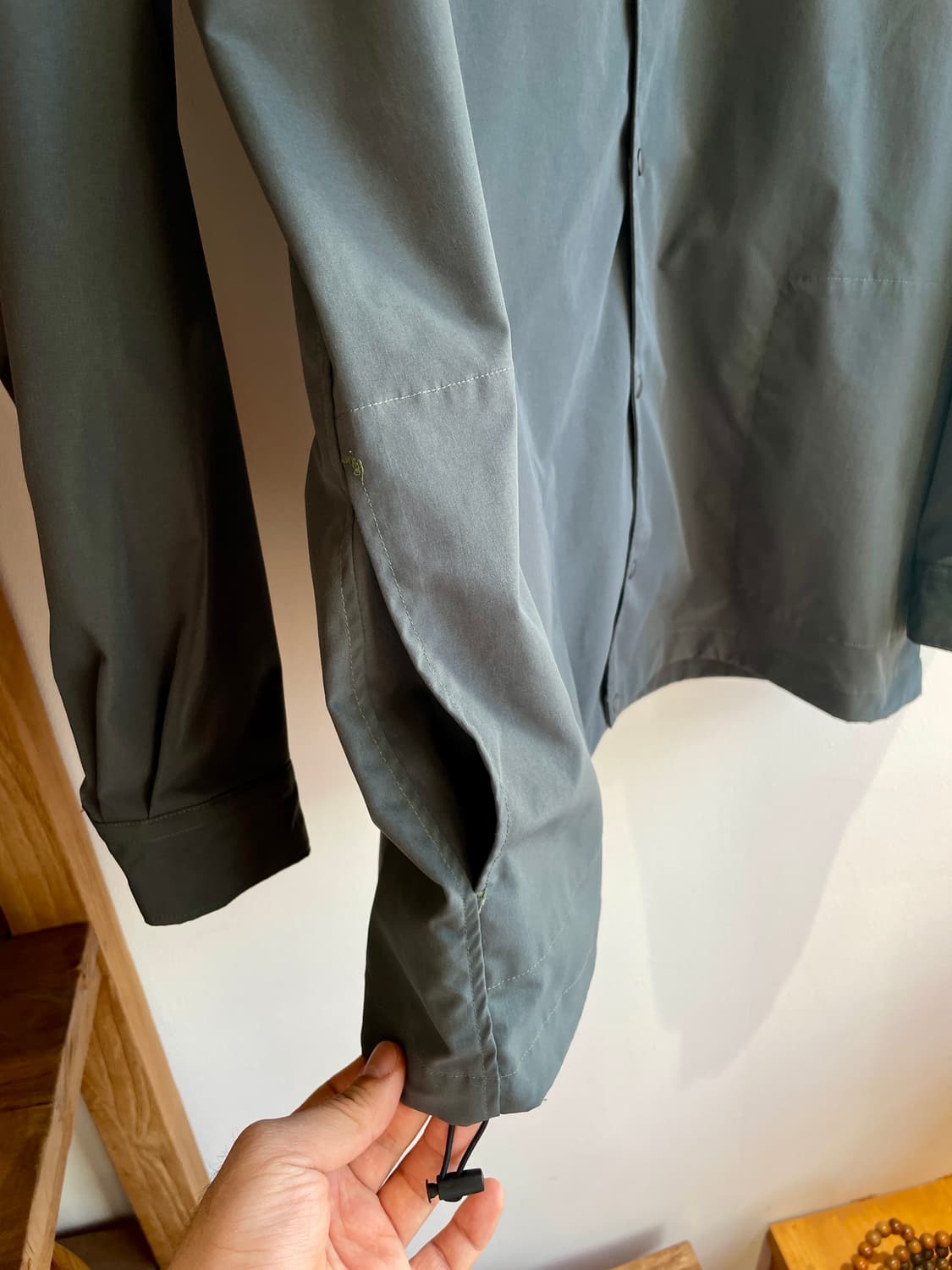 메뉴얼 알파벳 하이넥 코치자켓 상품이미지3