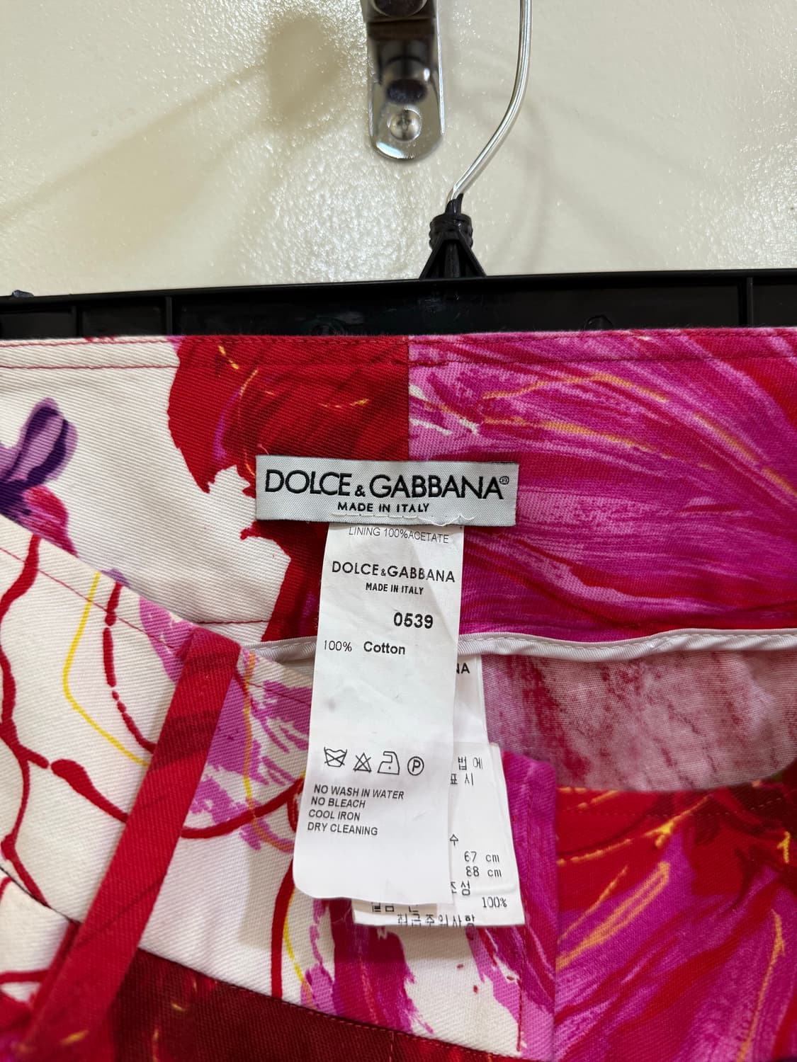 돌체앤가바나 플라워 팬츠 정품 상품이미지3