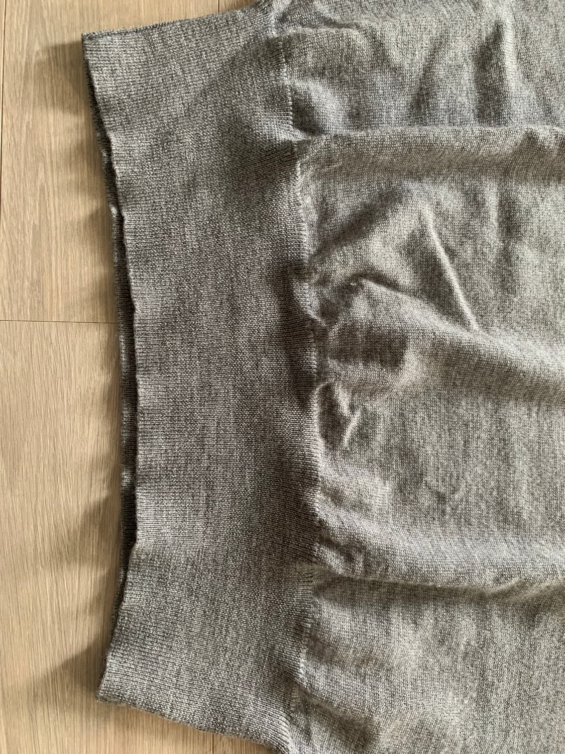 볼란테 VOLANTE 남성 울 카라니트 그레이 상품이미지7