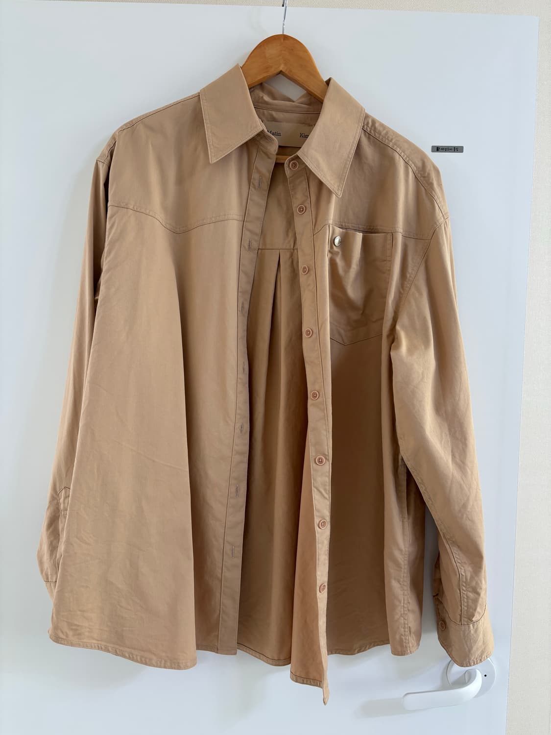 마뗑킴 웨스턴 디테일 셔츠 베이지 상품이미지1