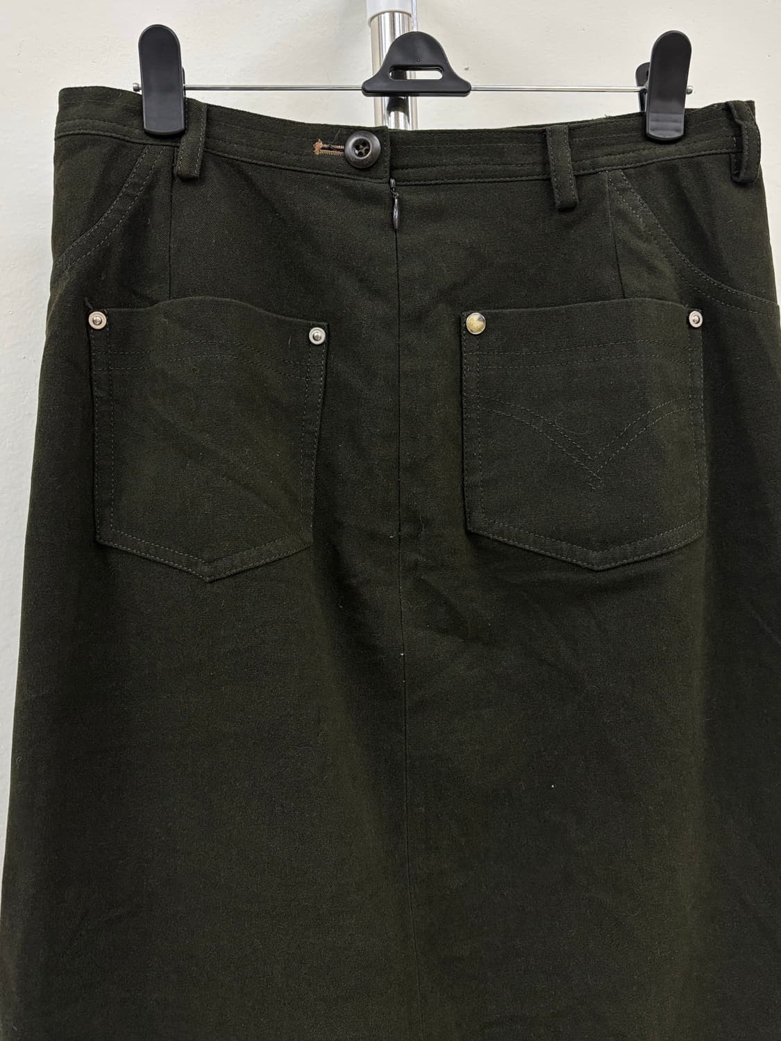 빈티지 카키 스커트 상품이미지6