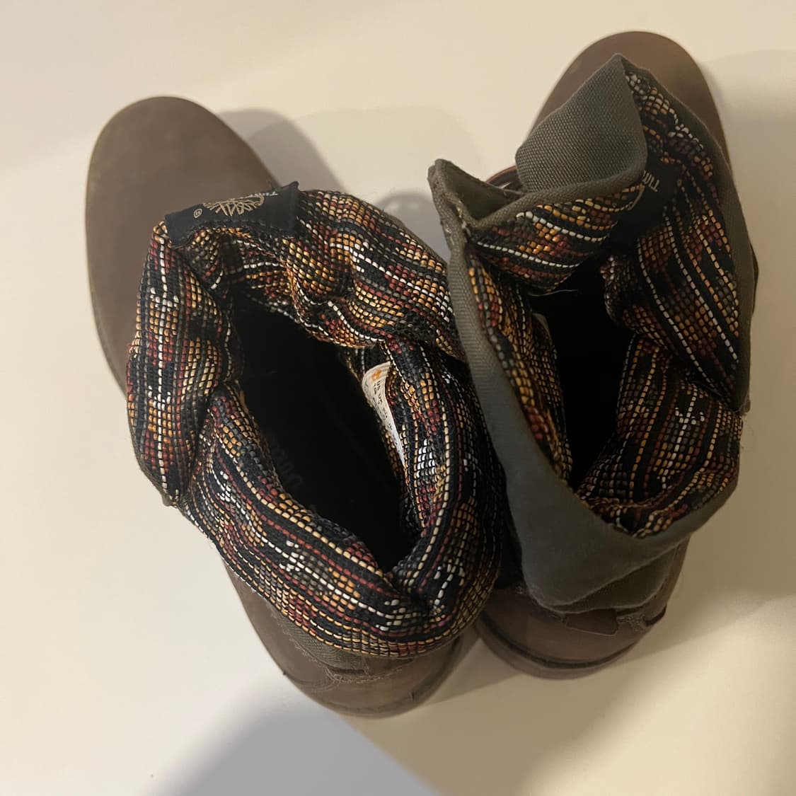 팀버랜드 롤탑 다크 브라운 부츠 상품이미지5