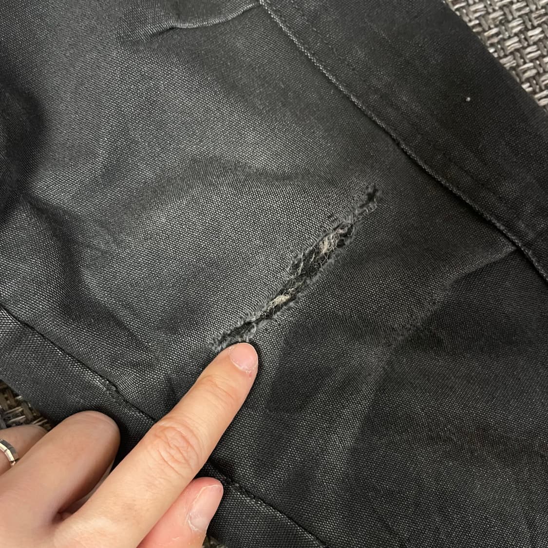 디키즈 후드 레이어드 블랙 워크자켓 XL 상품이미지6