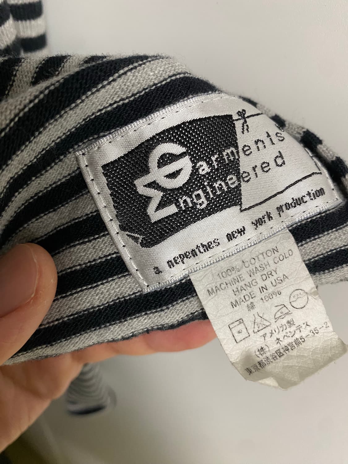 엔지니어드 가먼츠 스트라이프 머플러 상품이미지2