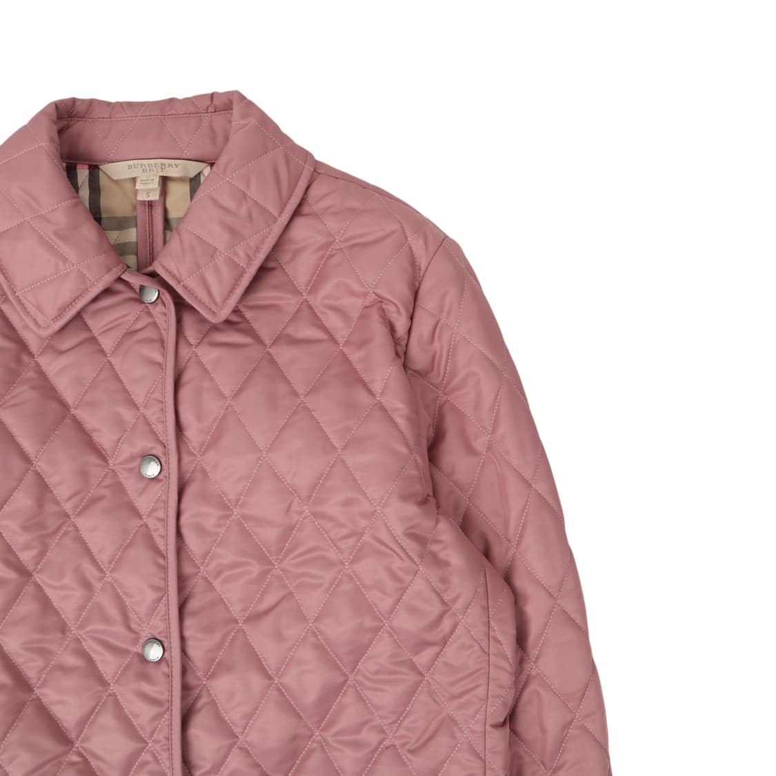 버버리 신형 라이트 핑크 퀄팅 자켓 상품이미지3