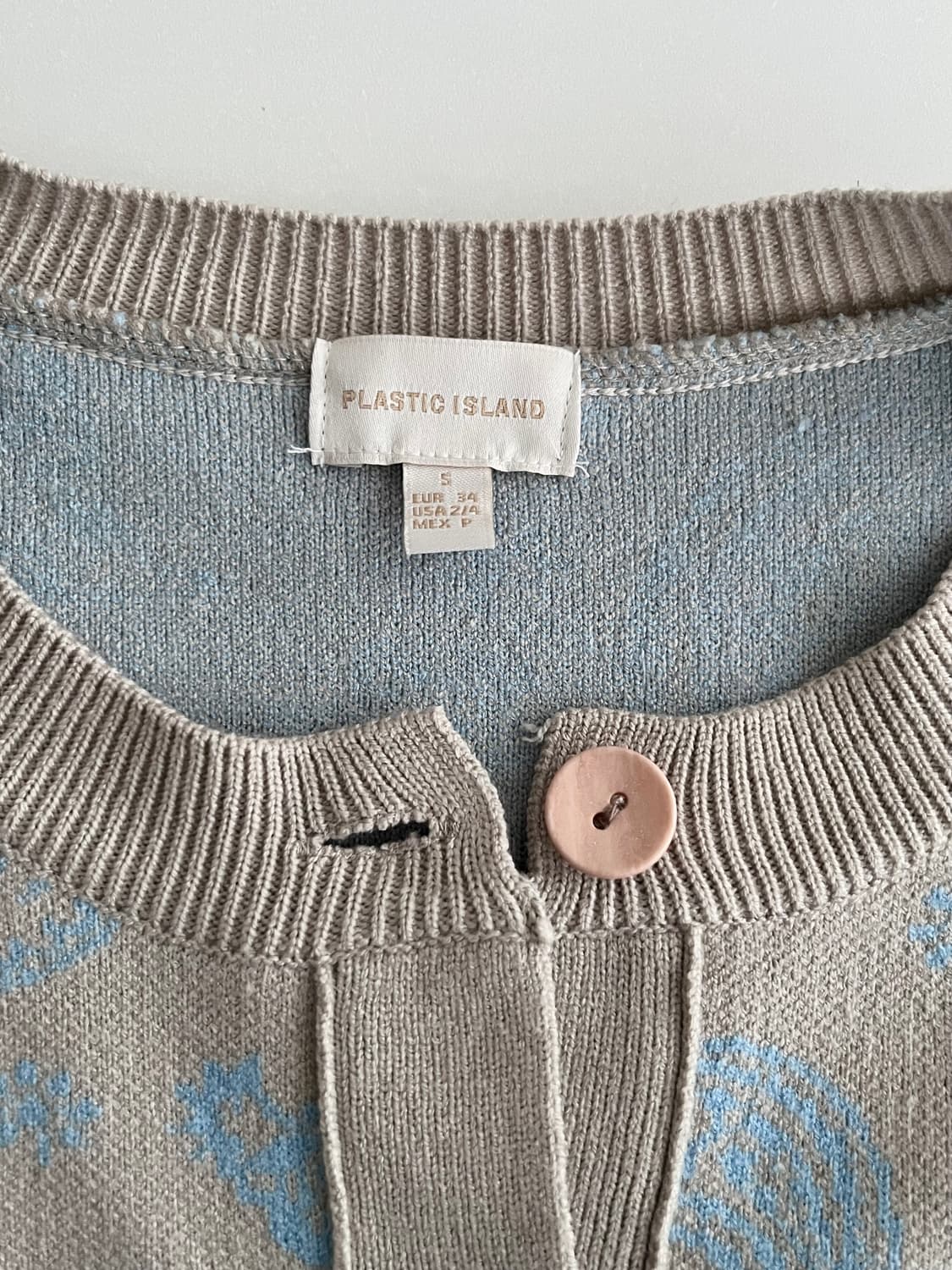 S) 플라스틱아일랜드 페이즐리 가디건 상품이미지4