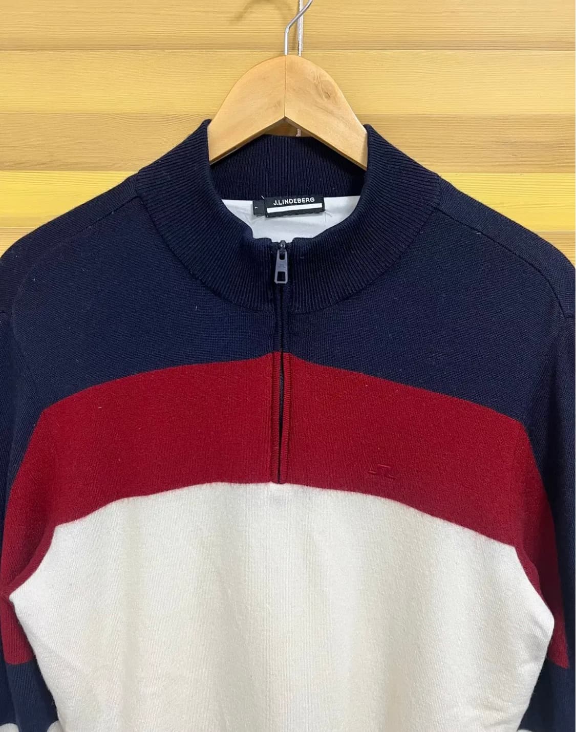 제이린드버그 남성 울방풍반집업니트 L 상품이미지1