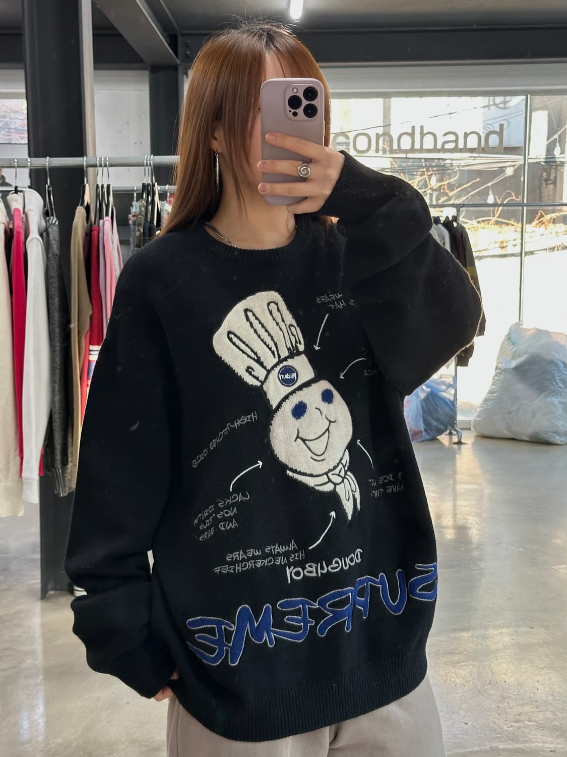 슈프림 22FW 도우보이 크루넥 울 스웨터 상품이미지3