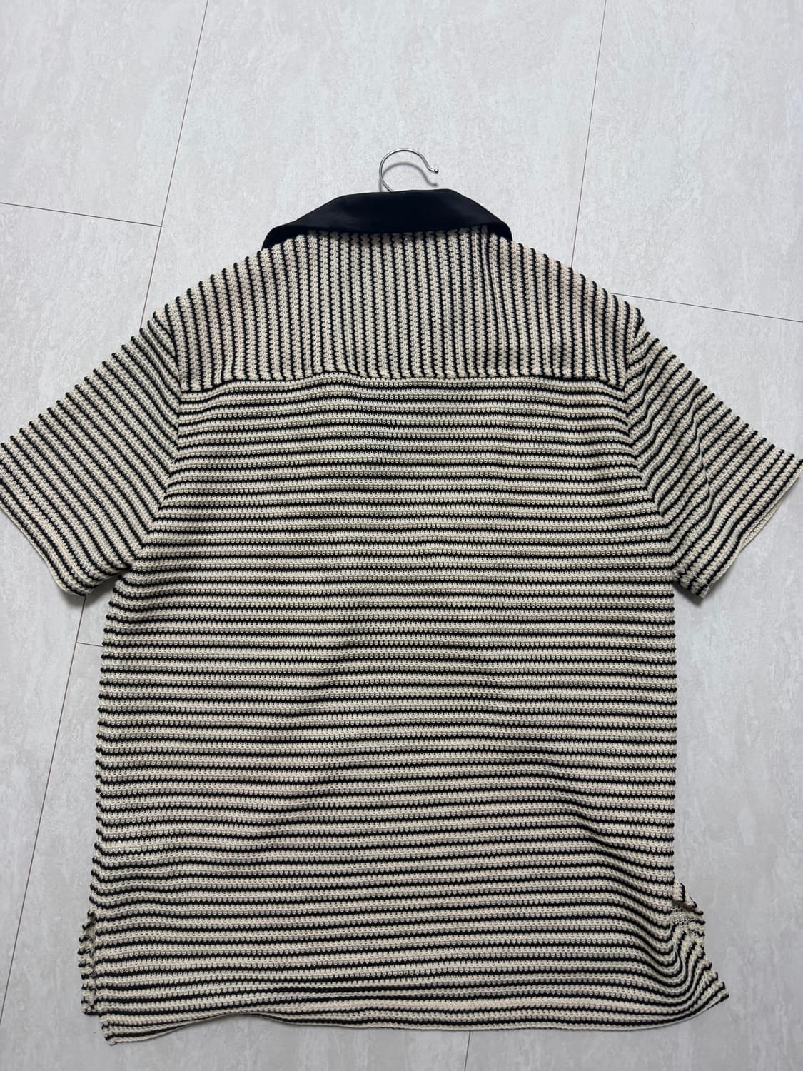 노이어 코튼 크로셰 폴로 티셔츠 50 상품이미지2