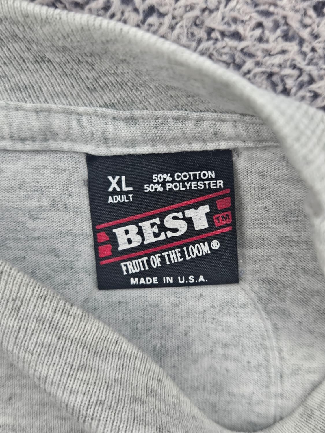 8~90's USA 프룻오브더룸 싱글스티치 롱슬리브 (XL) /11559 상품이미지9