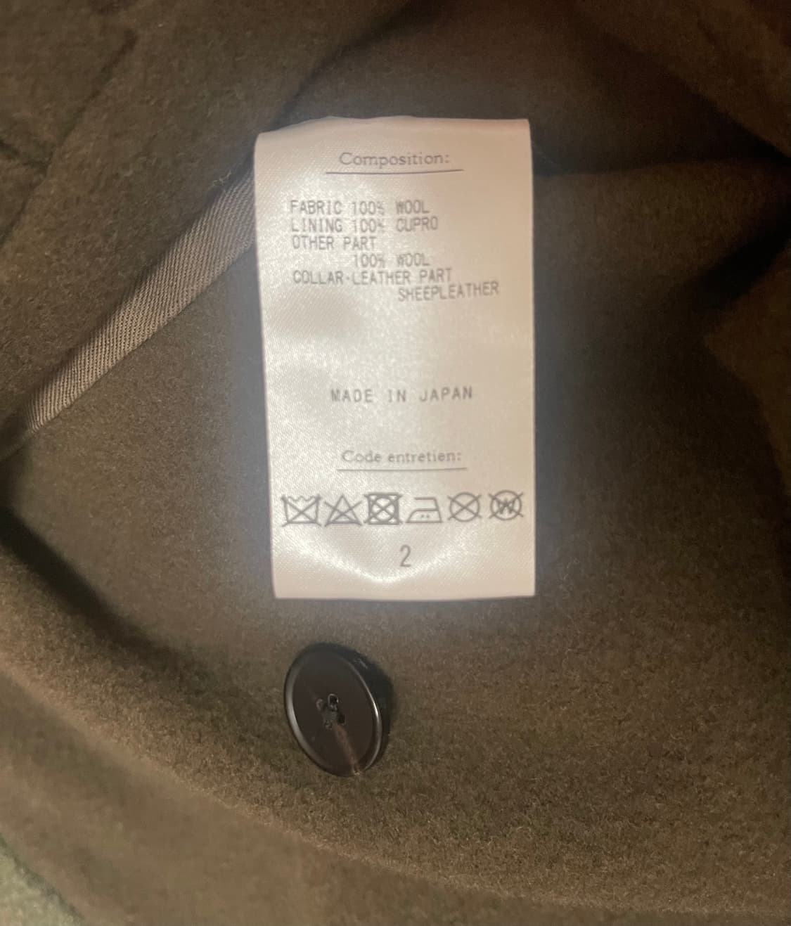 아프레쎄 헌팅 하프 코트 2사이즈 상품이미지8