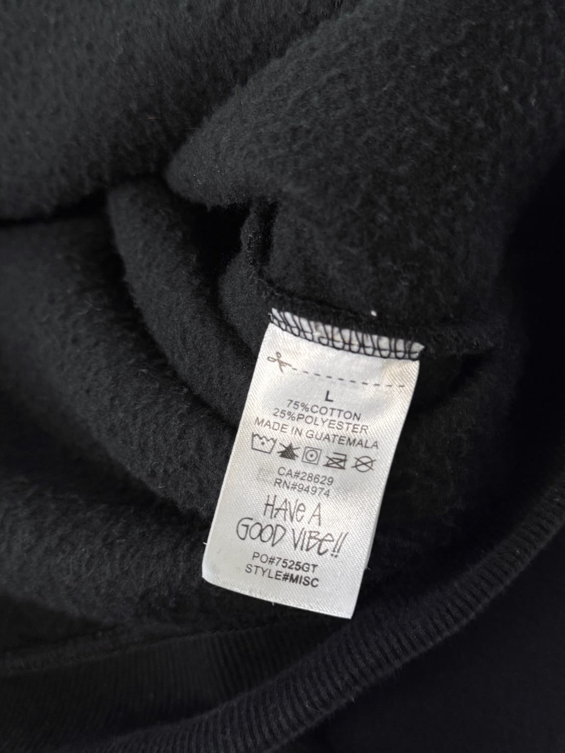 스투시 오버사이즈 빅스탁 로고 블랙 스웻 후드집업 상품이미지10