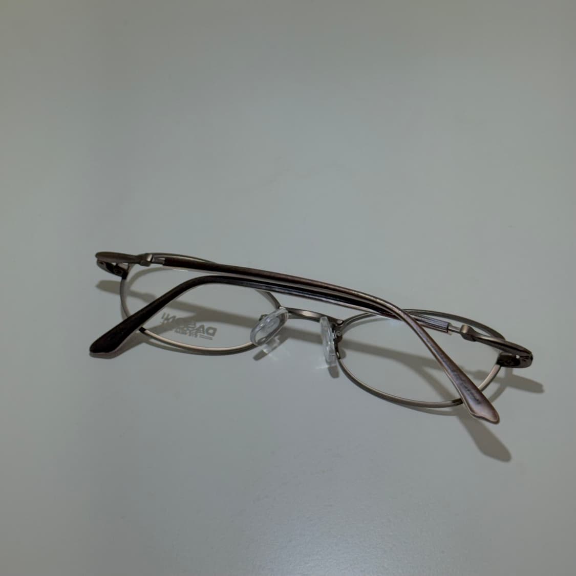 [2000s 데드스탁] 긱시크 오벌형 빈티지 안경 브라운 다소니 상품이미지6