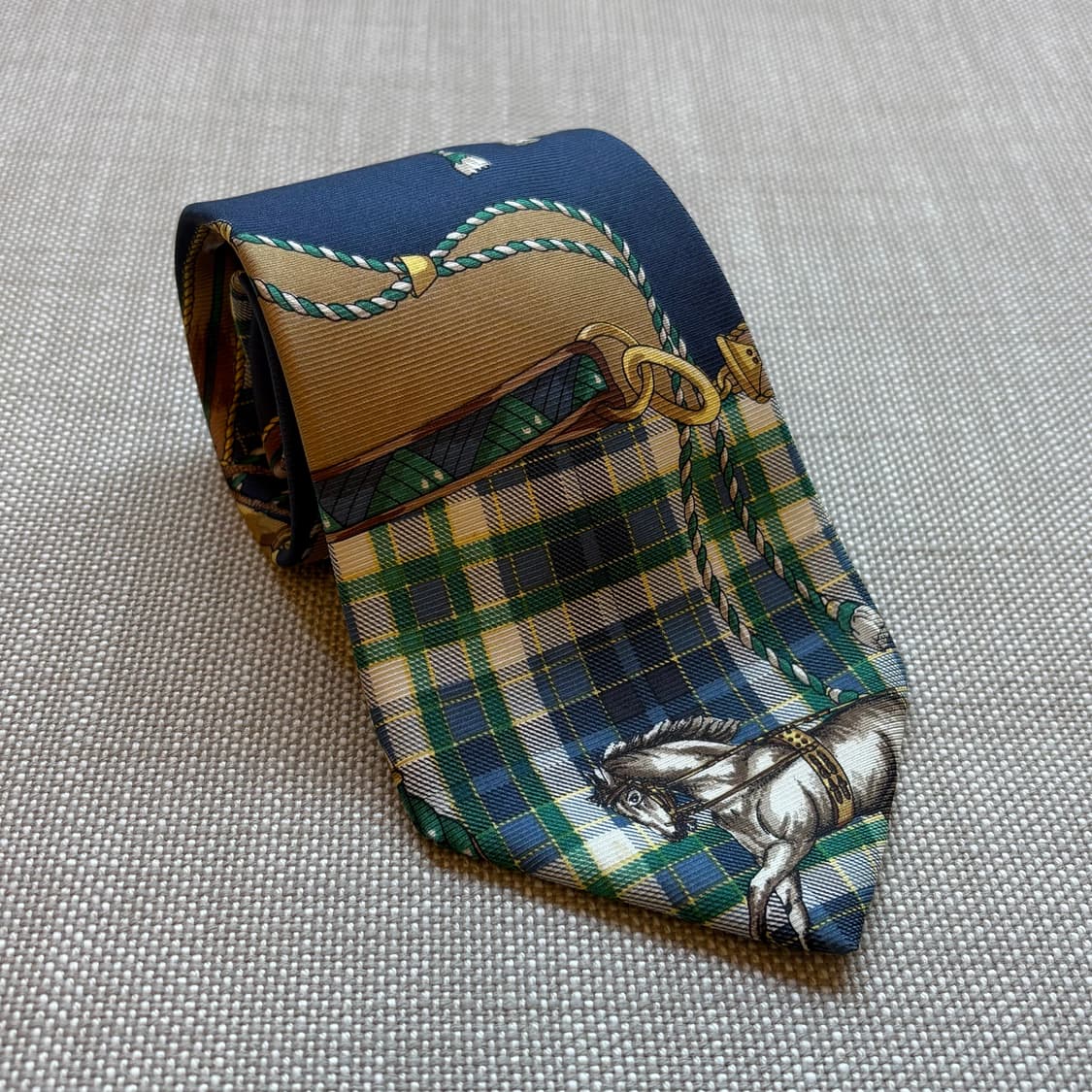 90s 프랑스 LANCEL 엘레강스 클래식 실크 타이 상품이미지2