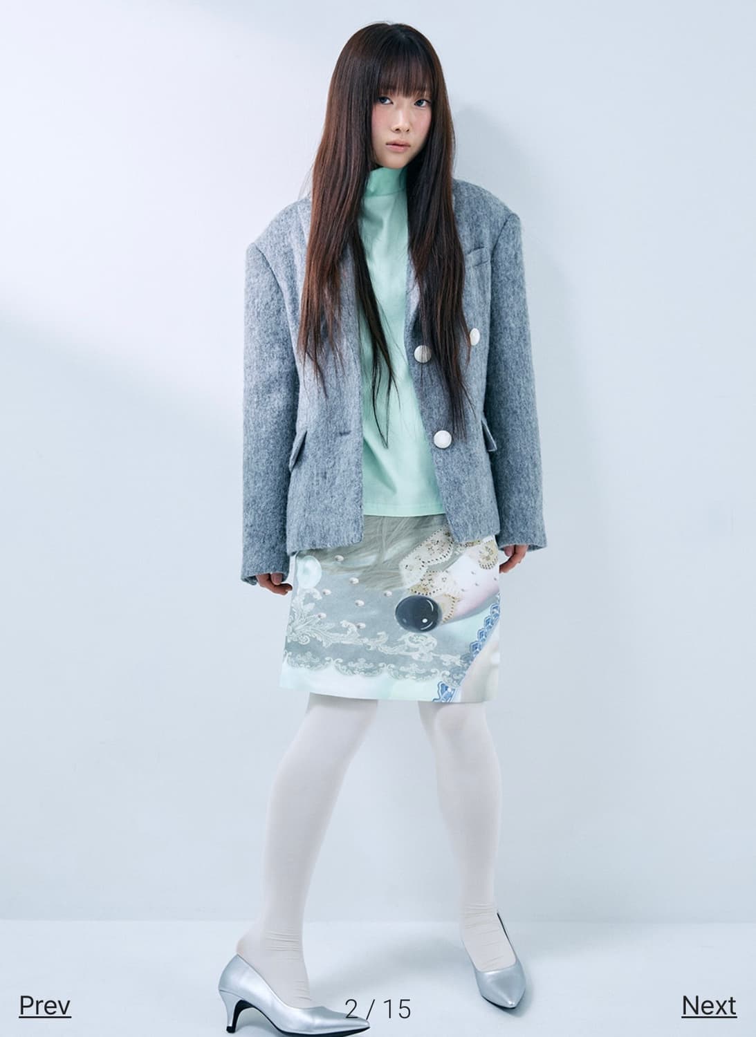 Mesh Blanca 메쉬블랑카 스커트 상품이미지2