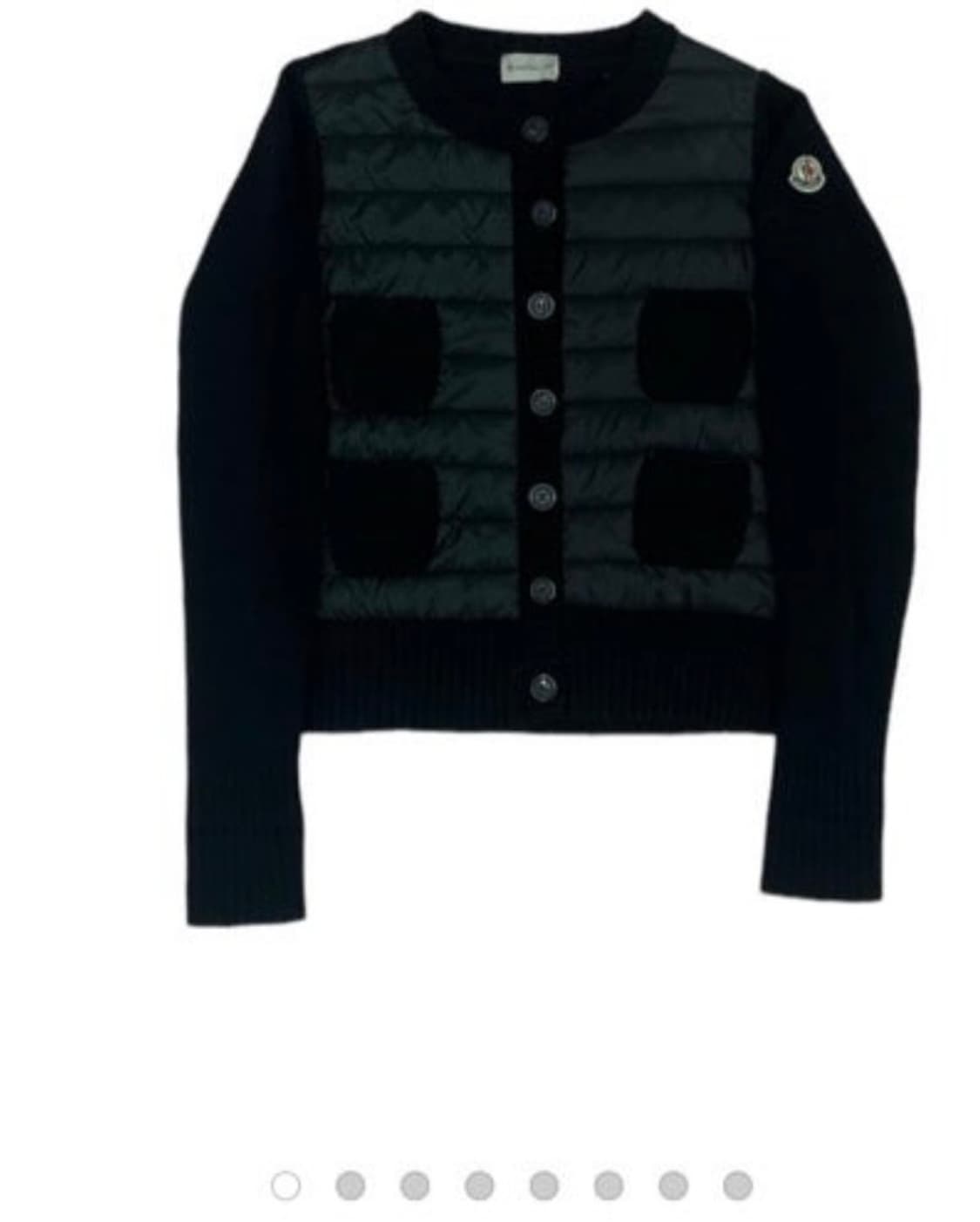 몽클레어 암로고 니트 경량 패딩 자켓 정품 상품이미지10