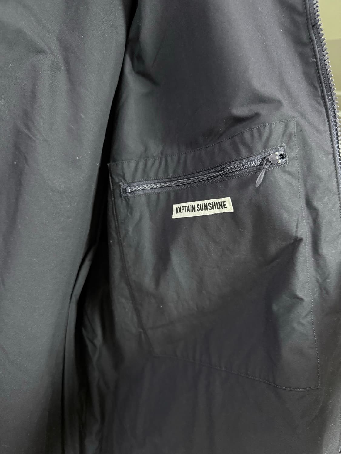 24FW 캡틴선샤인 코튼 필드 자켓 블랙 40 상품이미지5