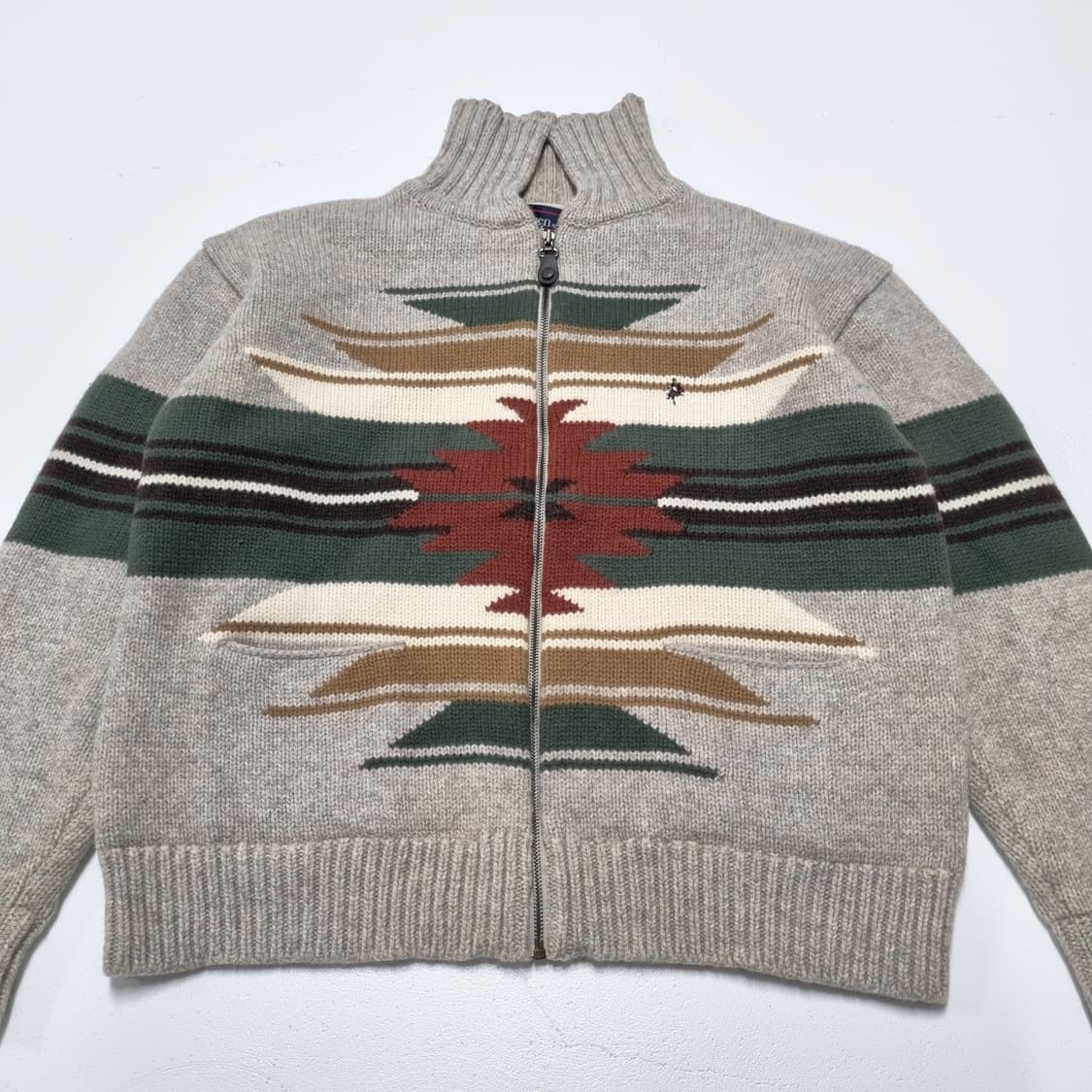 빈티지 OLZEN 나바호 니트 자켓 - 105 (XL) 상품이미지3