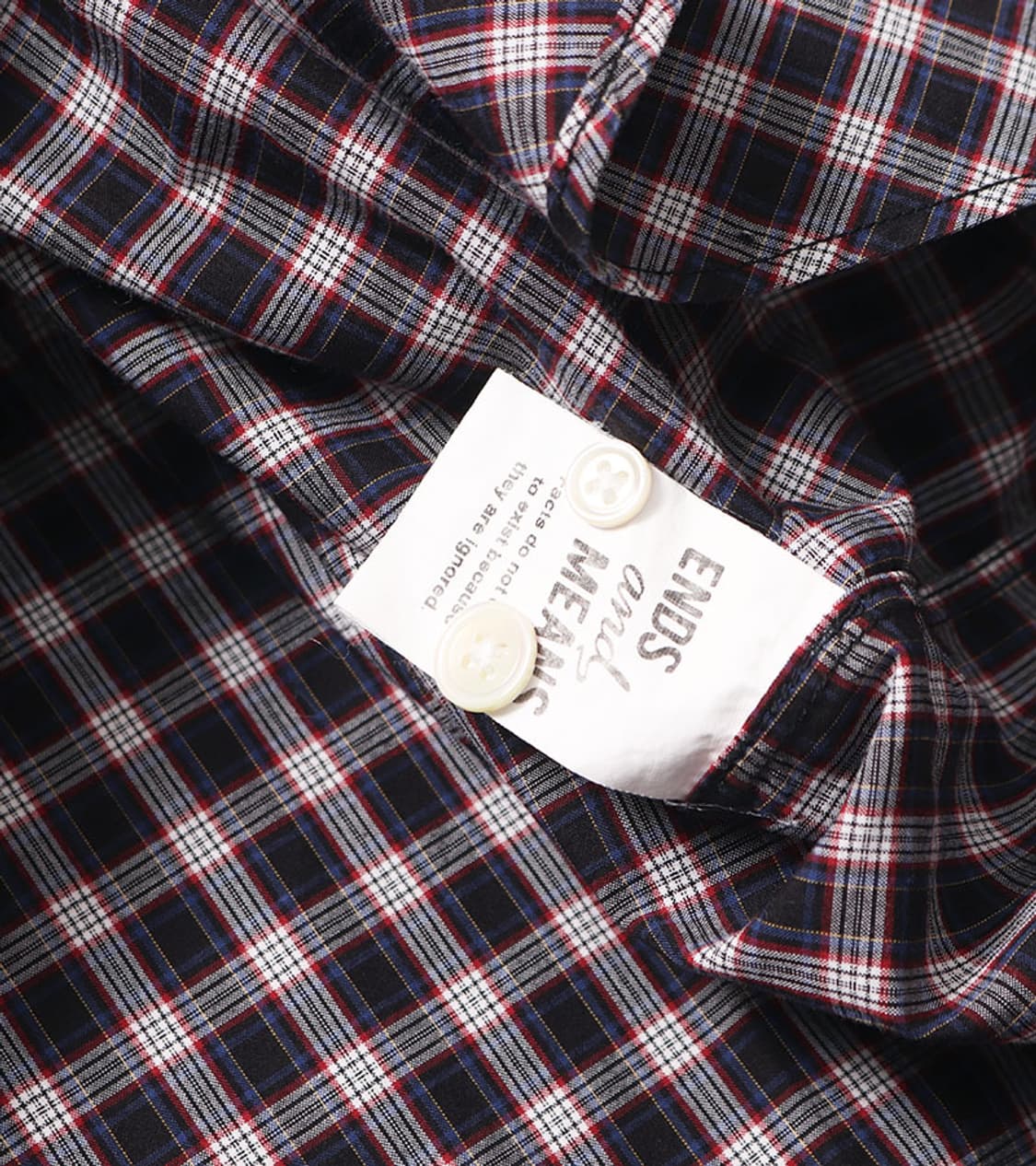ENDS AND MEANS - CHECK SHIRT 상품이미지7
