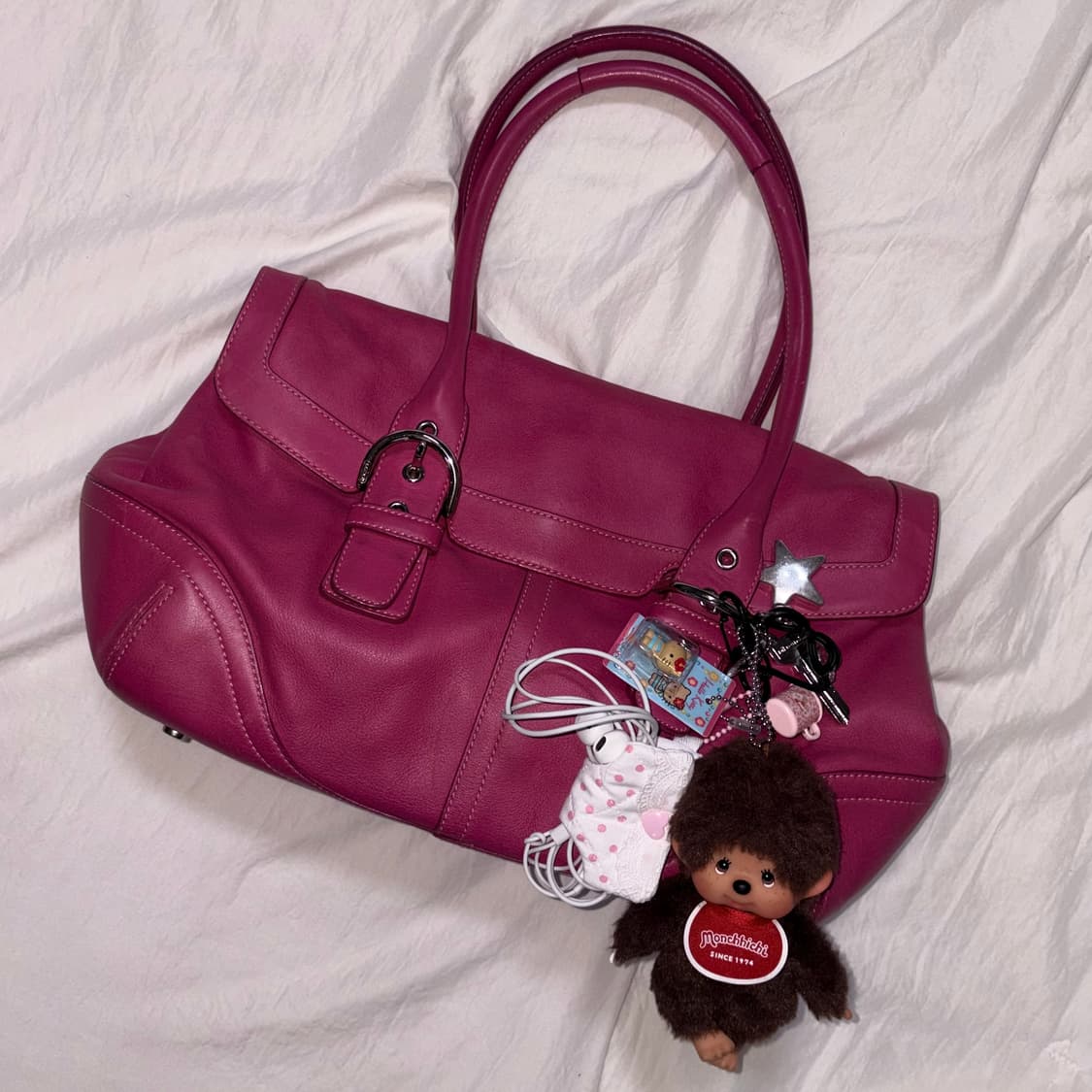 Coach pink shoulder bag 상품이미지1