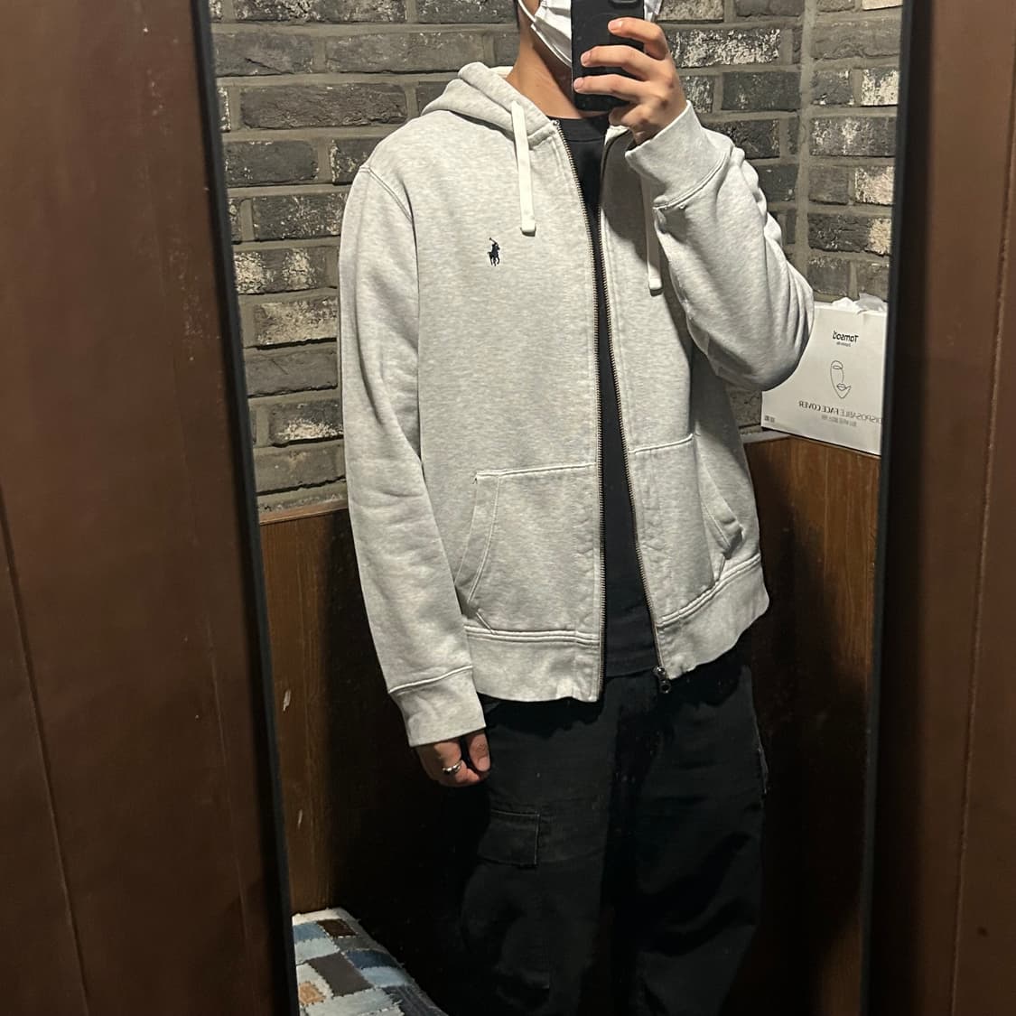 XL) 폴로 랄프로렌 써멀 후드집업 그레이 상품이미지10
