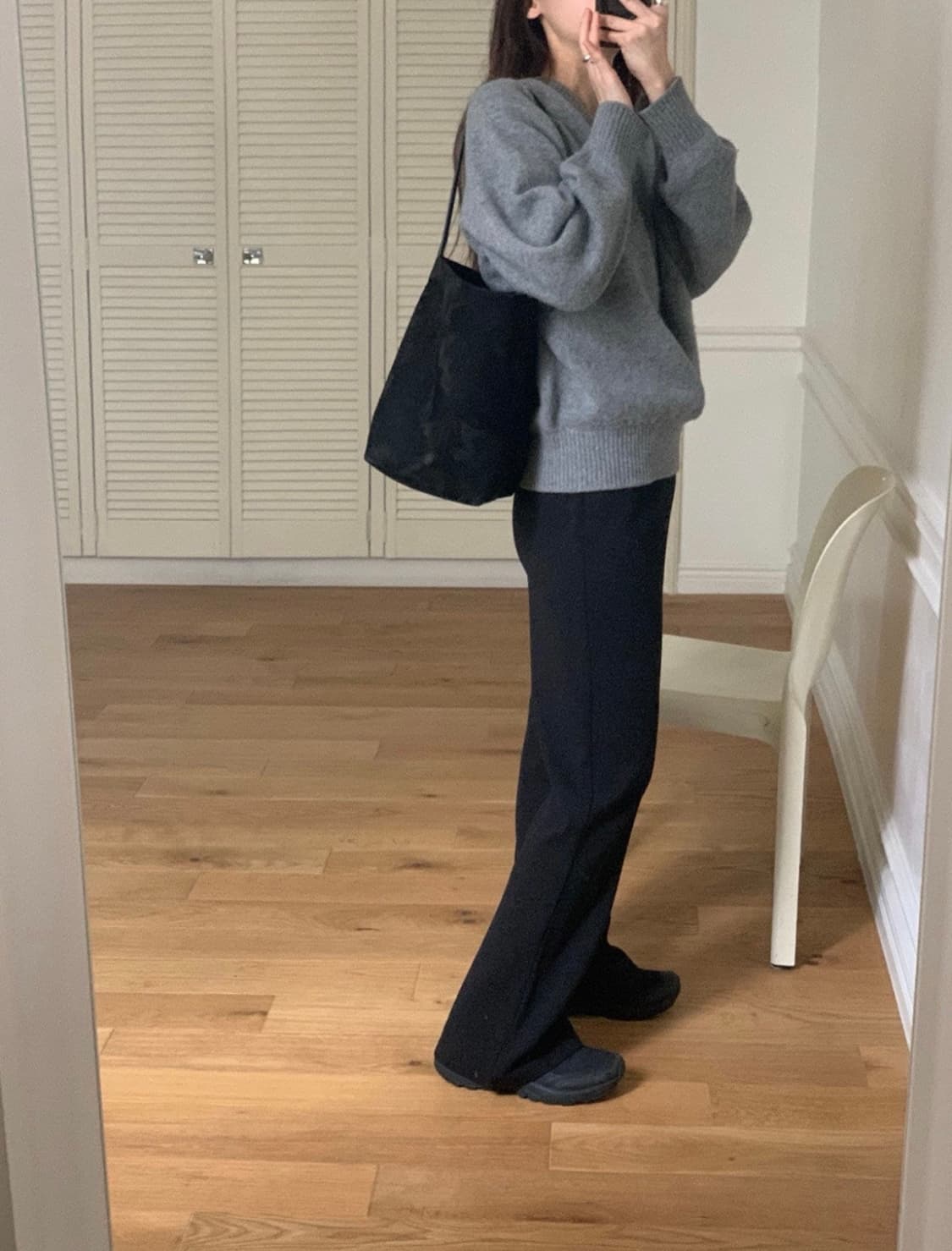 fllanel 플라넬 매직 부츠컷 속기모 밴딩 팬츠 M 상품이미지3