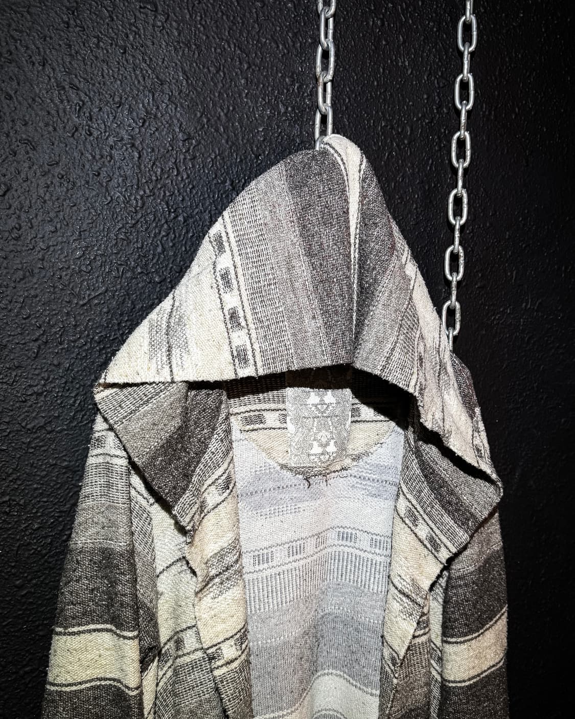 GOA – Hooded Ethnic Pattern Draped Cardi 상품이미지6