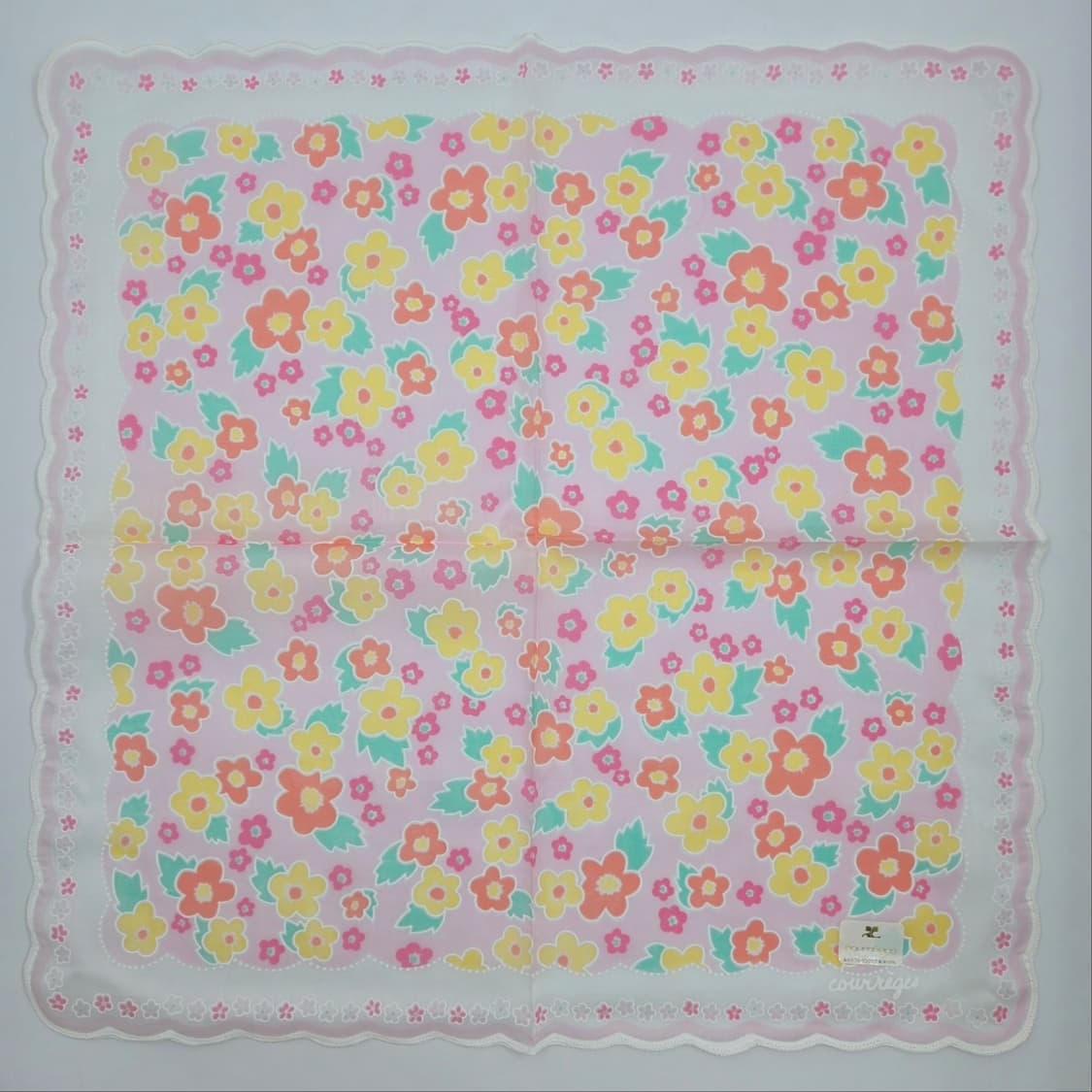 [새상품] courreges 꾸레쥬 손수건 스카프 - 10 상품이미지4