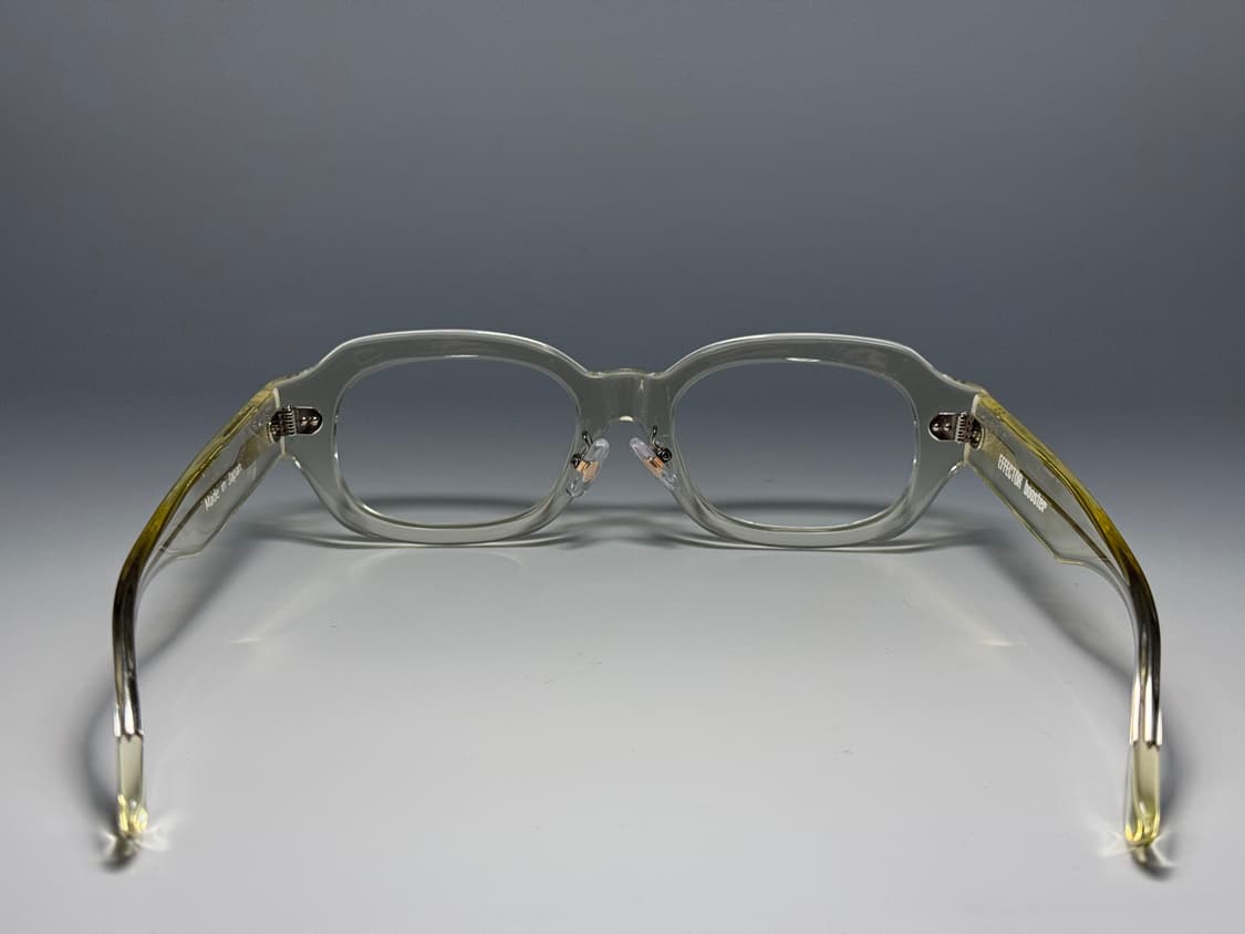 이펙터 EFFECTOR 부스터 옐로우 클리어 볼드 뿔테 안경 0128 상품이미지5