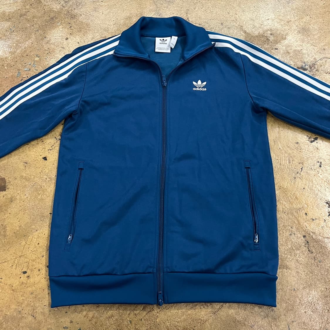 아디다스 블루 네이비 베켄바우어 투웨이 져지 트랙탑  상품이미지3