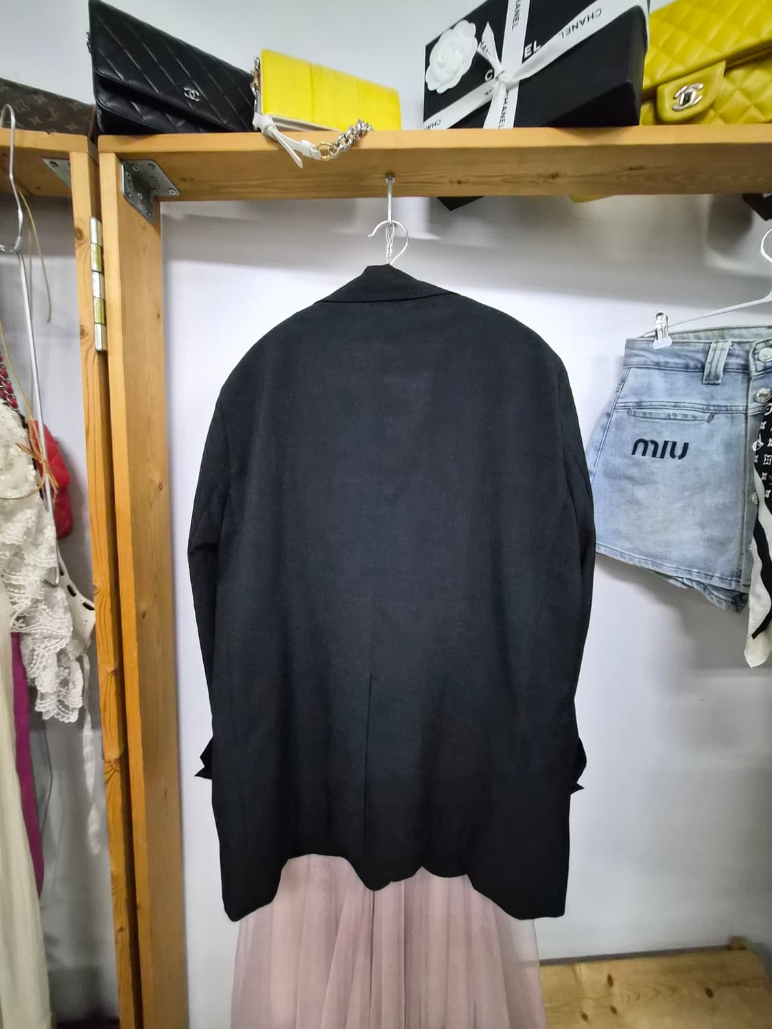 쥬시쥬디 얄상 박시 블랙자켓 상품이미지7