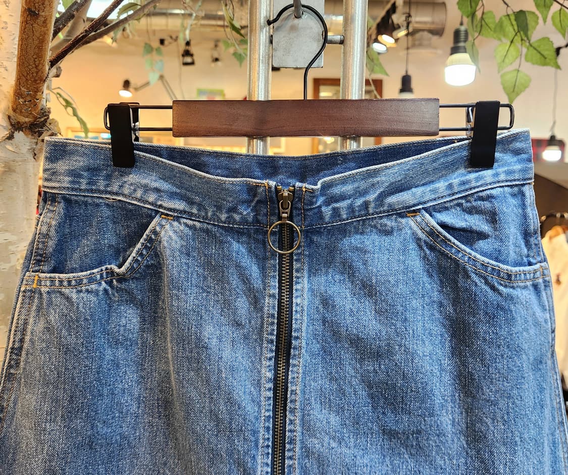 LEVIS 리바이스 지퍼 데님 스커트 상품이미지2
