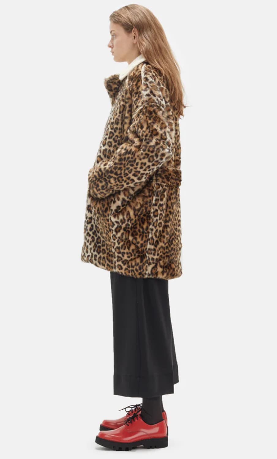 R13 oversized Leopad coat 상품이미지2