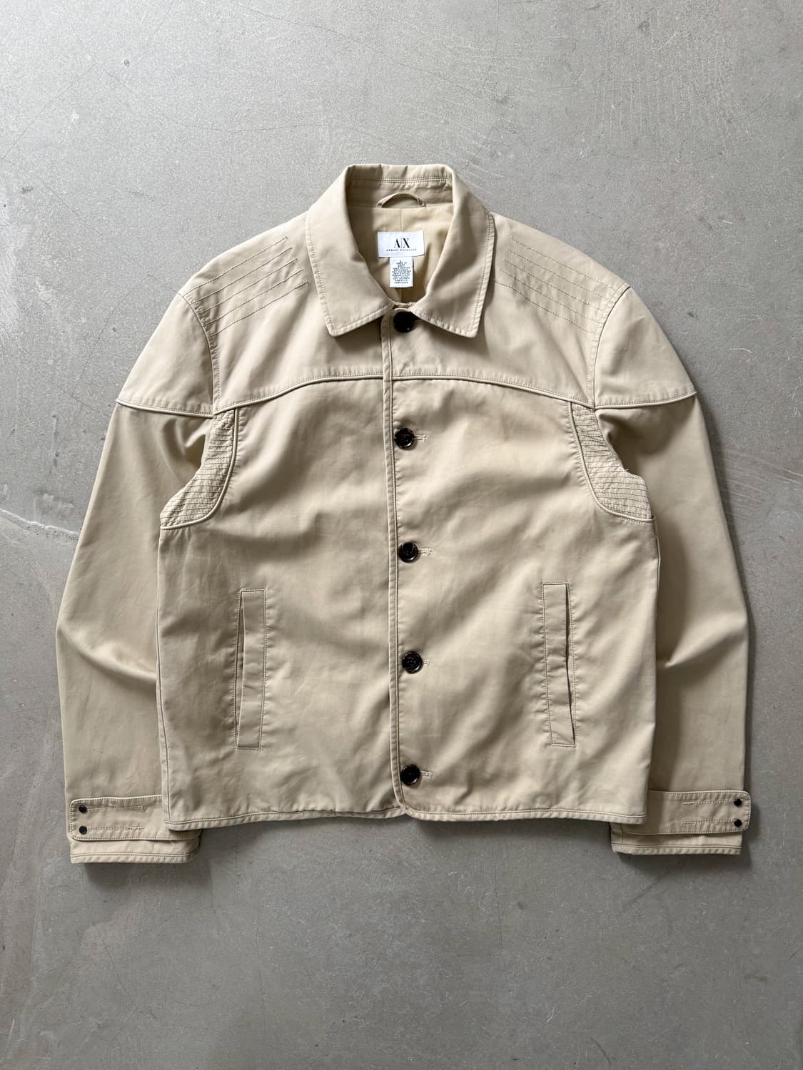 Armani Exchange Beige Cotton Jacket 상품이미지1