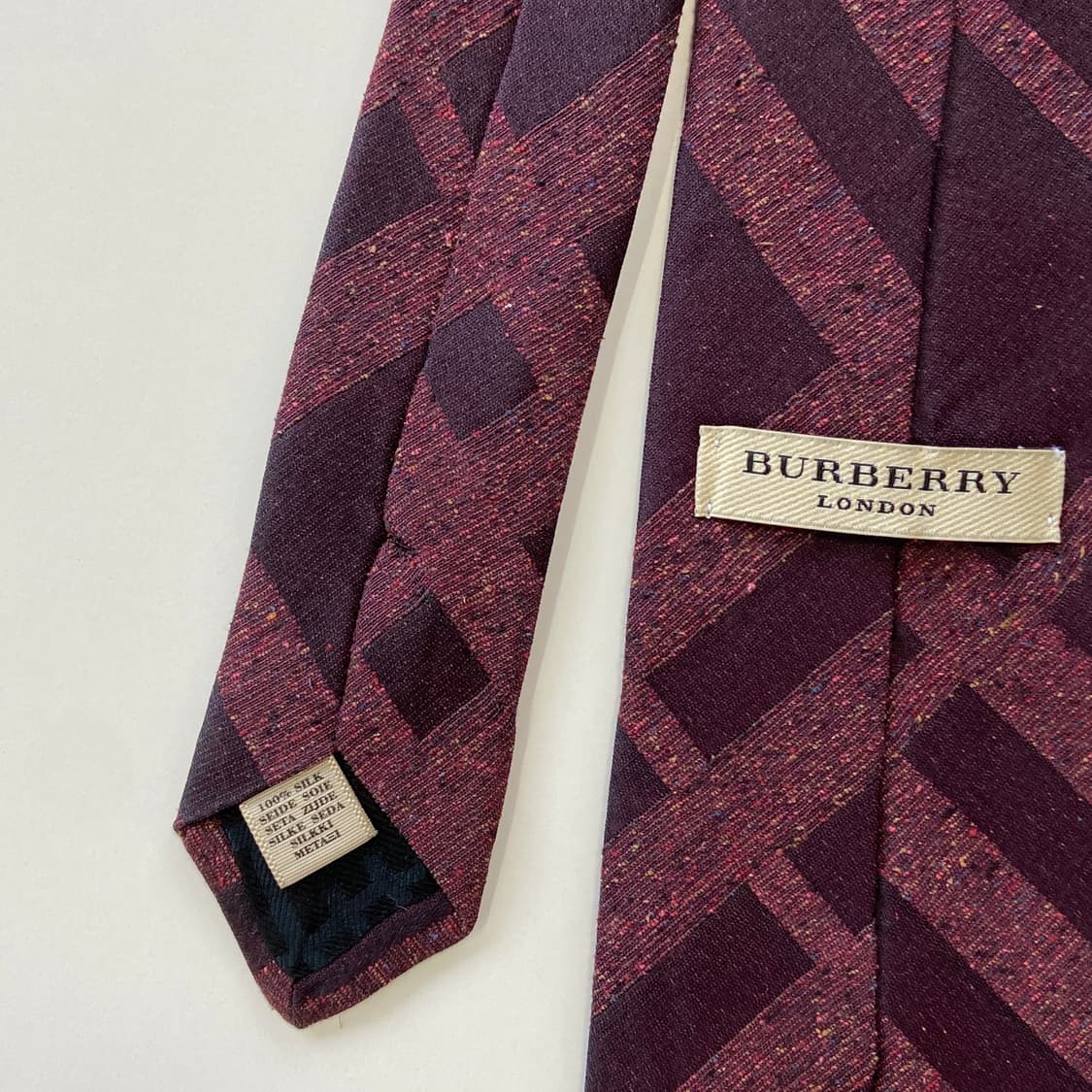 버버리 (Burberry) 체크 정품 명품넥타이 8.3cm 상품이미지5
