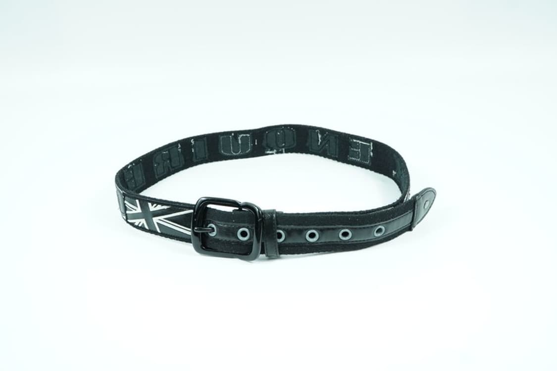 ASK Y2K 아카이브 유니언잭 빅로고 캔버스 벨트 상품이미지4