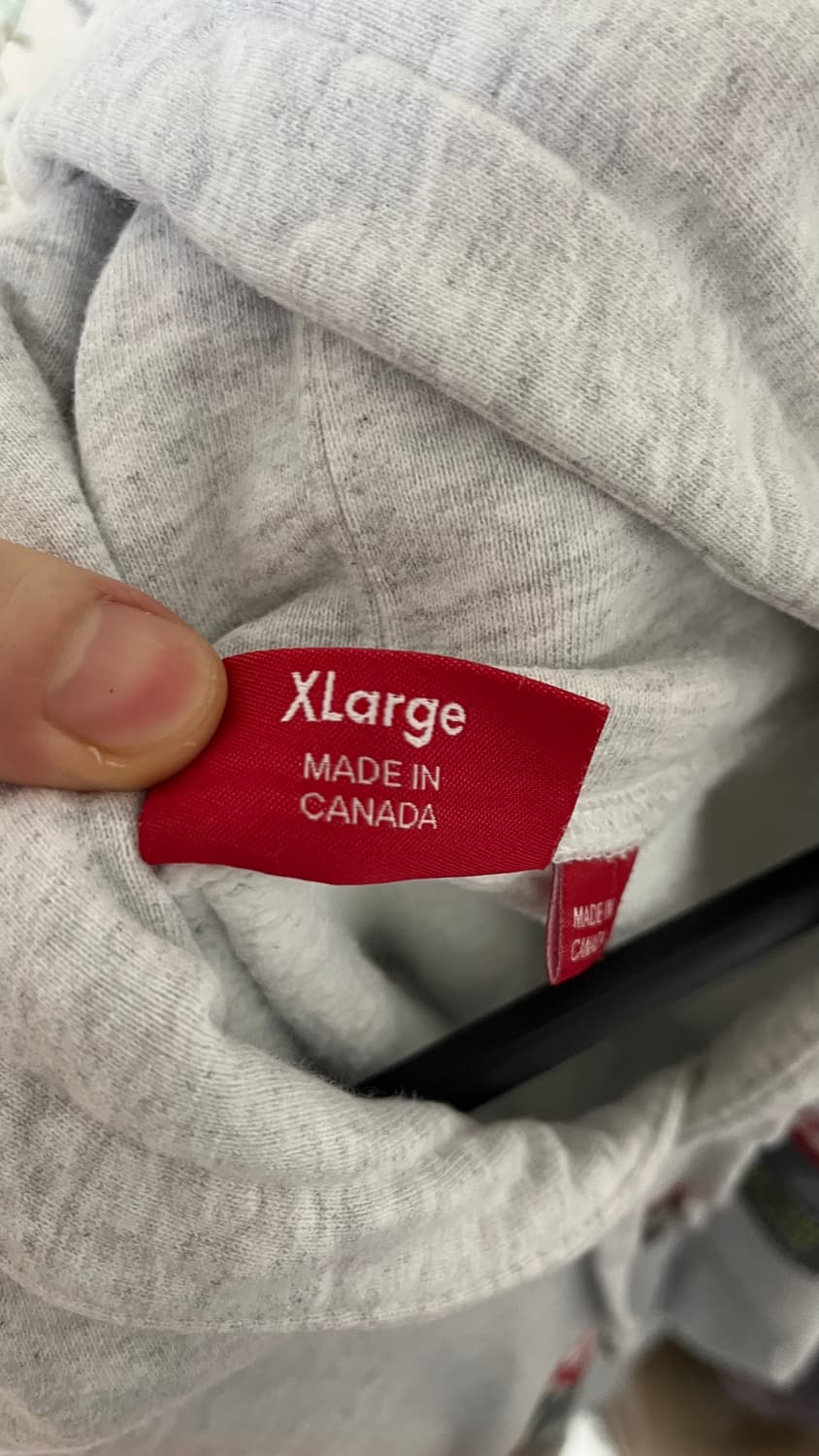 슈프림 x 트레셔 애쉬 그레이 후드티 상품이미지5