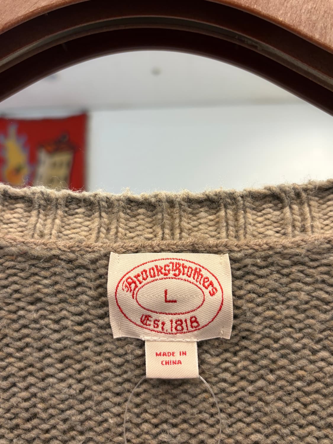 Brooks Brothers 브룩스 브라더스 울 캐시미어 가디건 상품이미지9