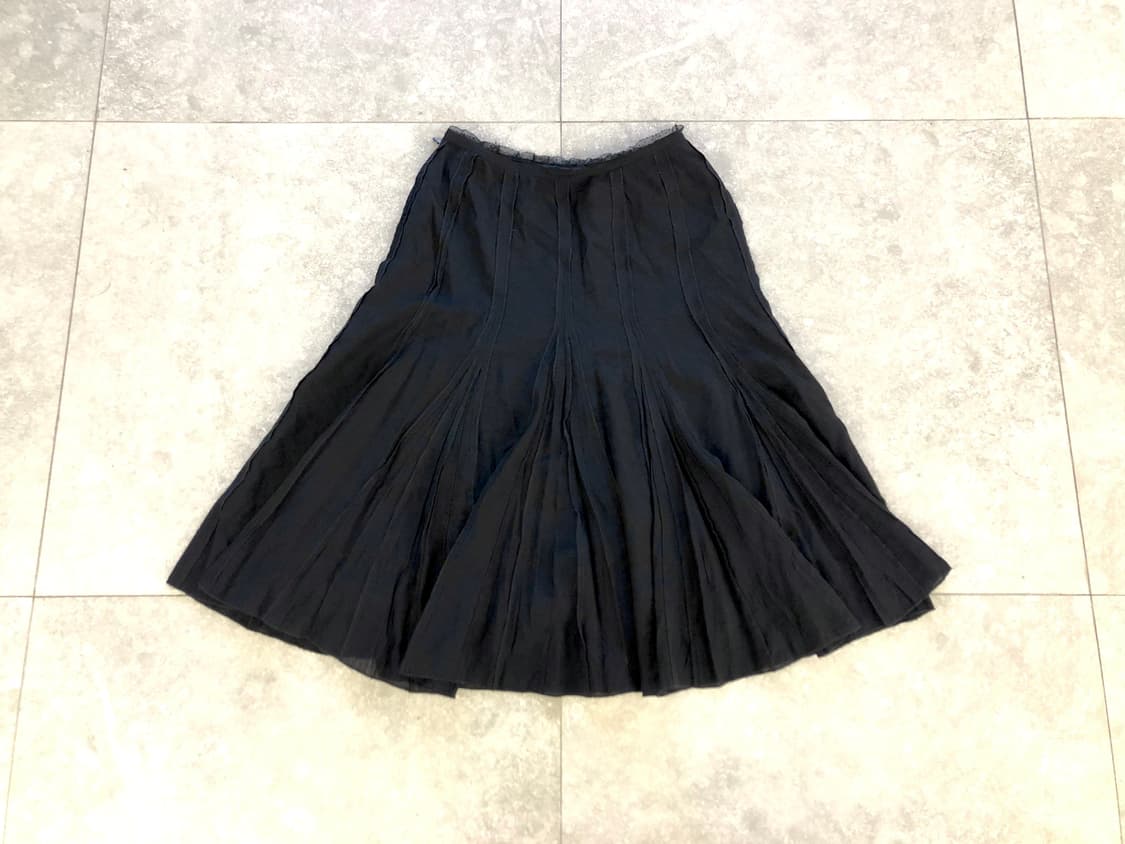 Sonia Rykiel 레이온 블랙 패널 스커트 상품이미지1