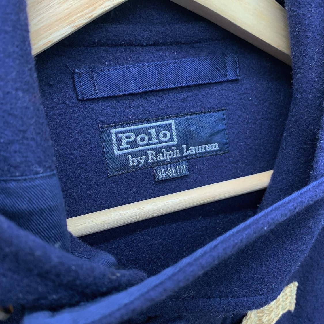 폴로 랄프로렌 네이비 울 더플코트 상품이미지6