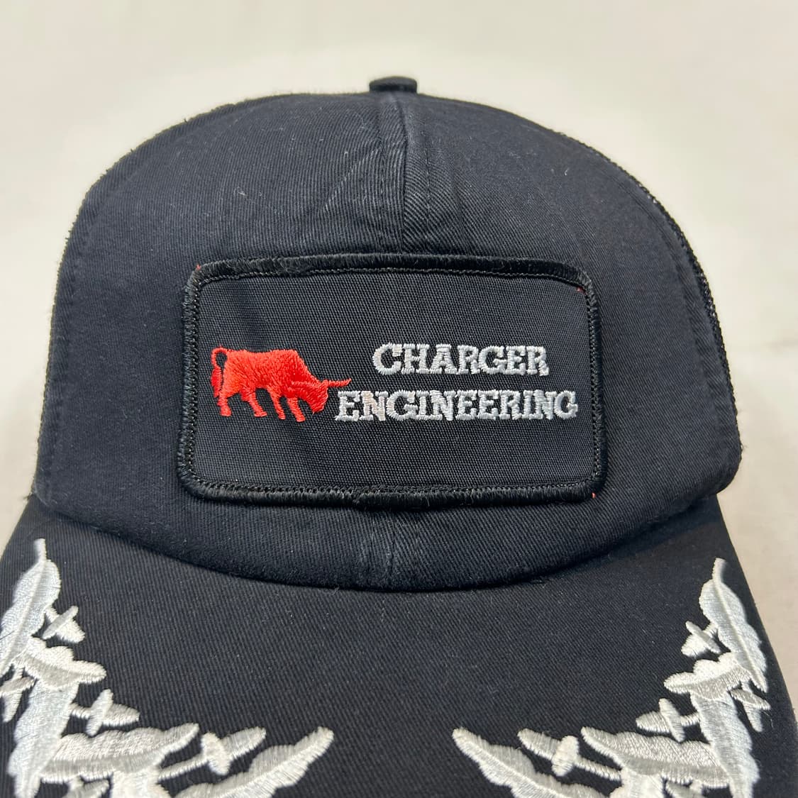 USA 빈티지 차저 엔지니어링 블랙 볼캡 트러커캡 상품이미지3
