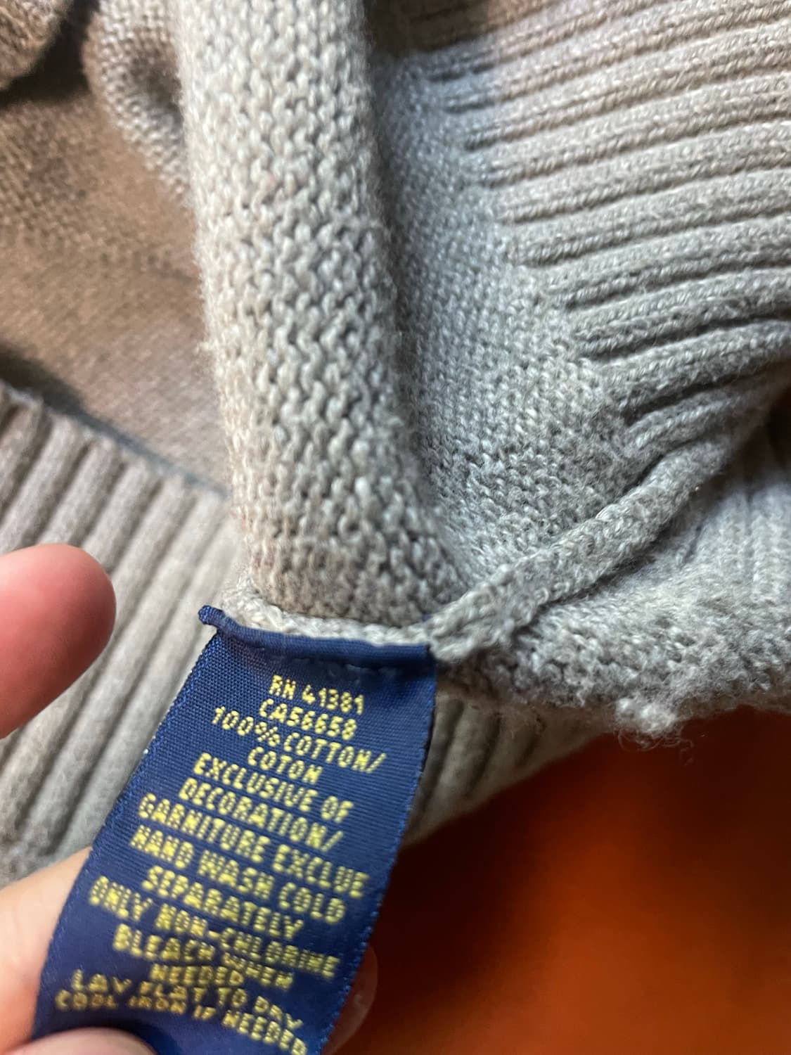 폴로 랄프로렌 그레이 니트 상품이미지2