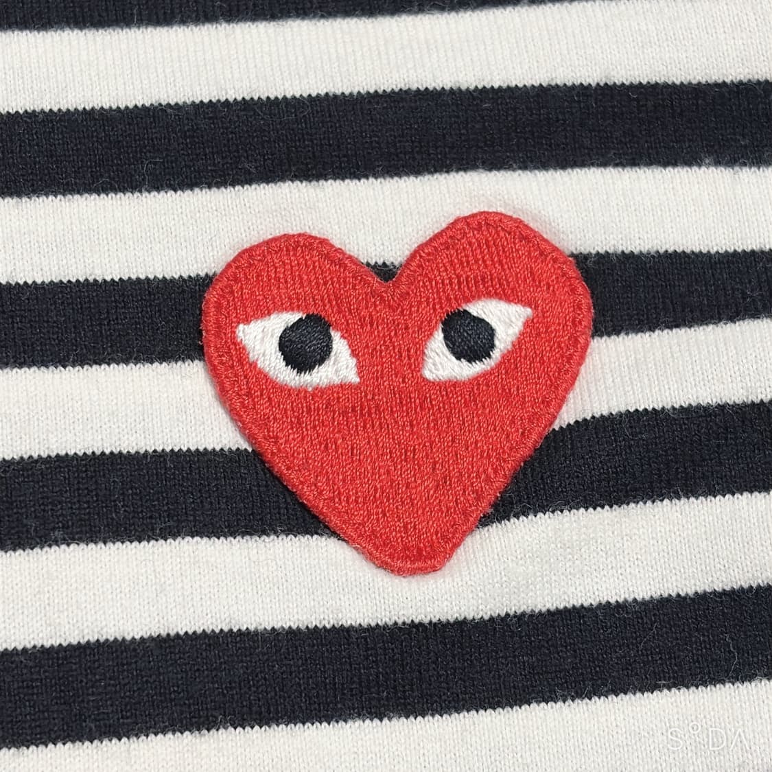 꼼데가르송 스트라이프 긴팔 티셔츠 S 상품이미지5