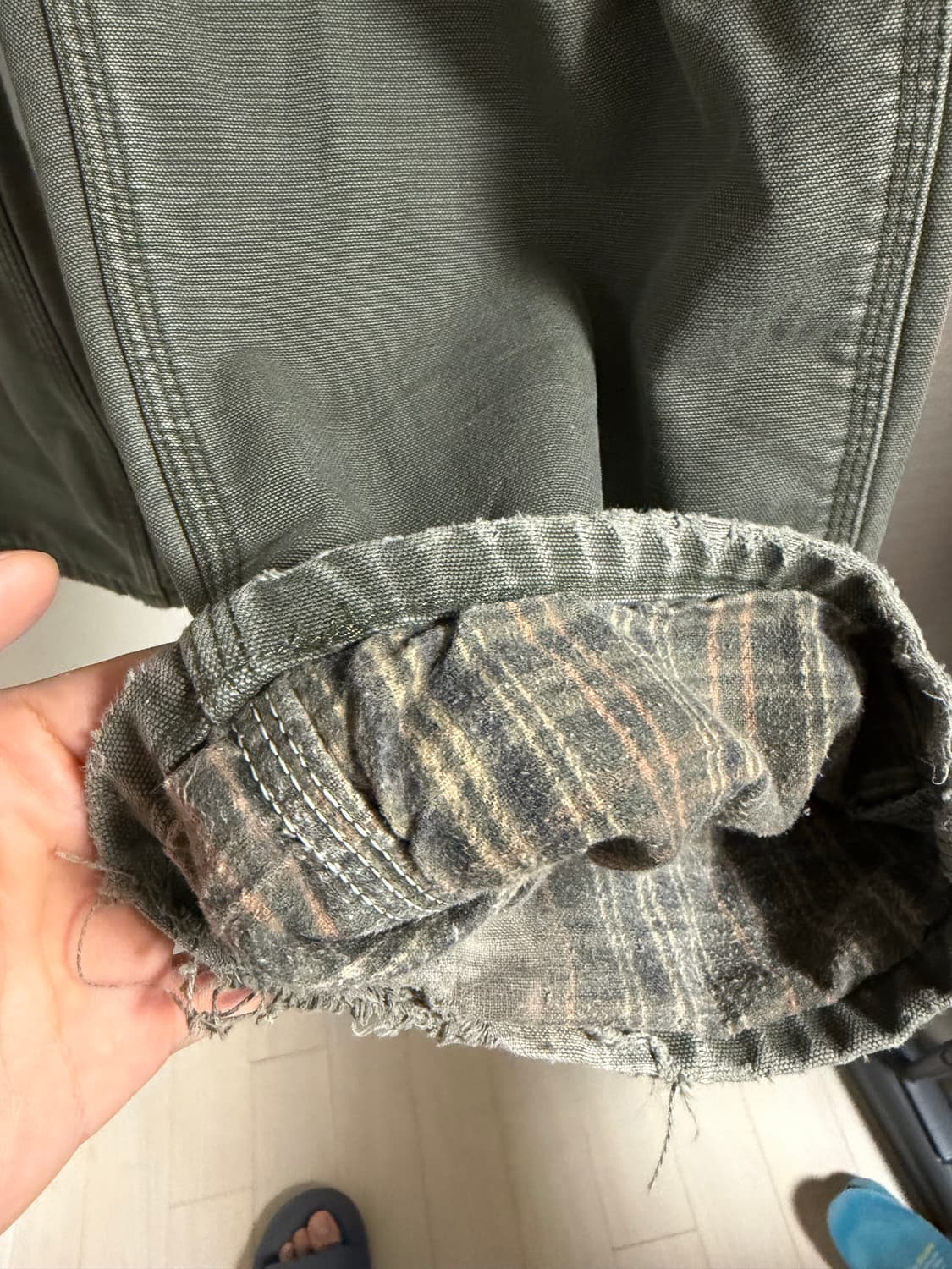 킬하트 00s 카펜터 팬츠 카키 상품이미지5