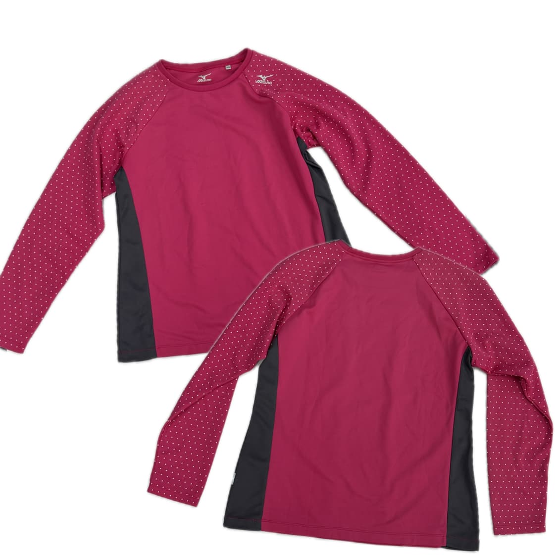 재팬 미즈노 핫핑크 도트 괴짜룩 레이어드 빈티지 스포티 데코라 상품이미지2