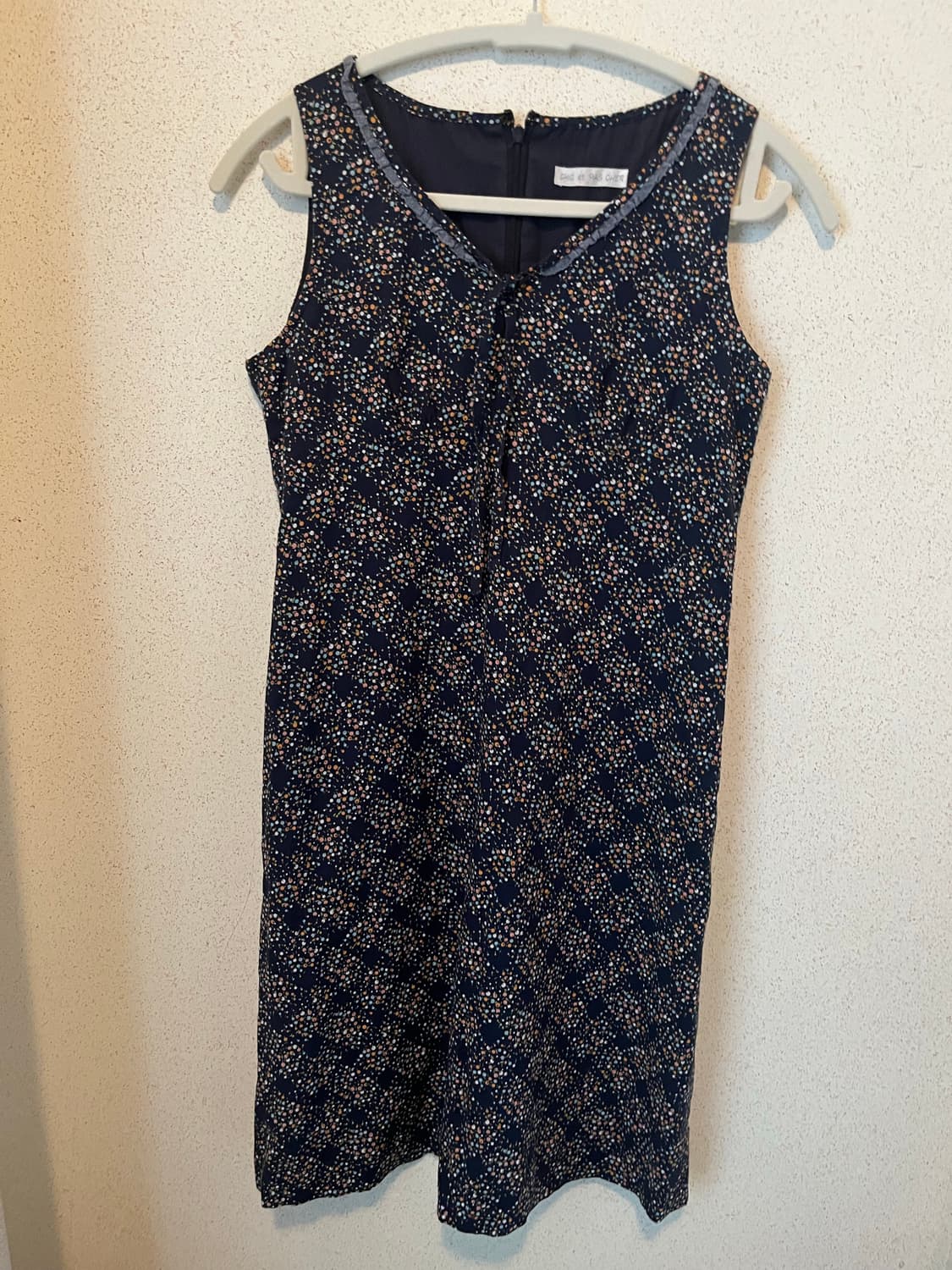 jpn vtg 모리걸 st 슬리브리스 원피스 상품이미지1